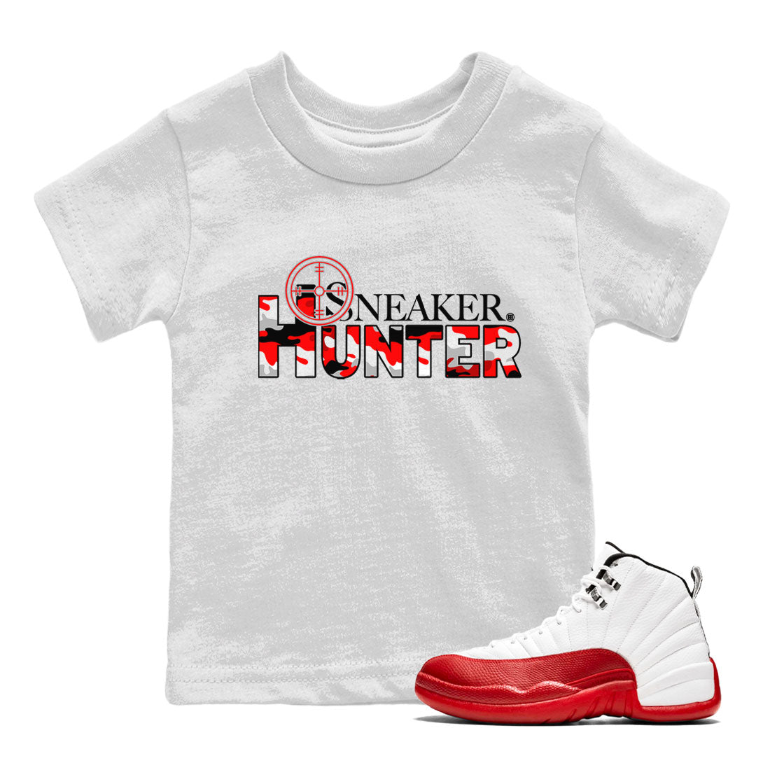 snkmatch Hunter snkmatch Tee Kids - Air Jordan 12 Cherry