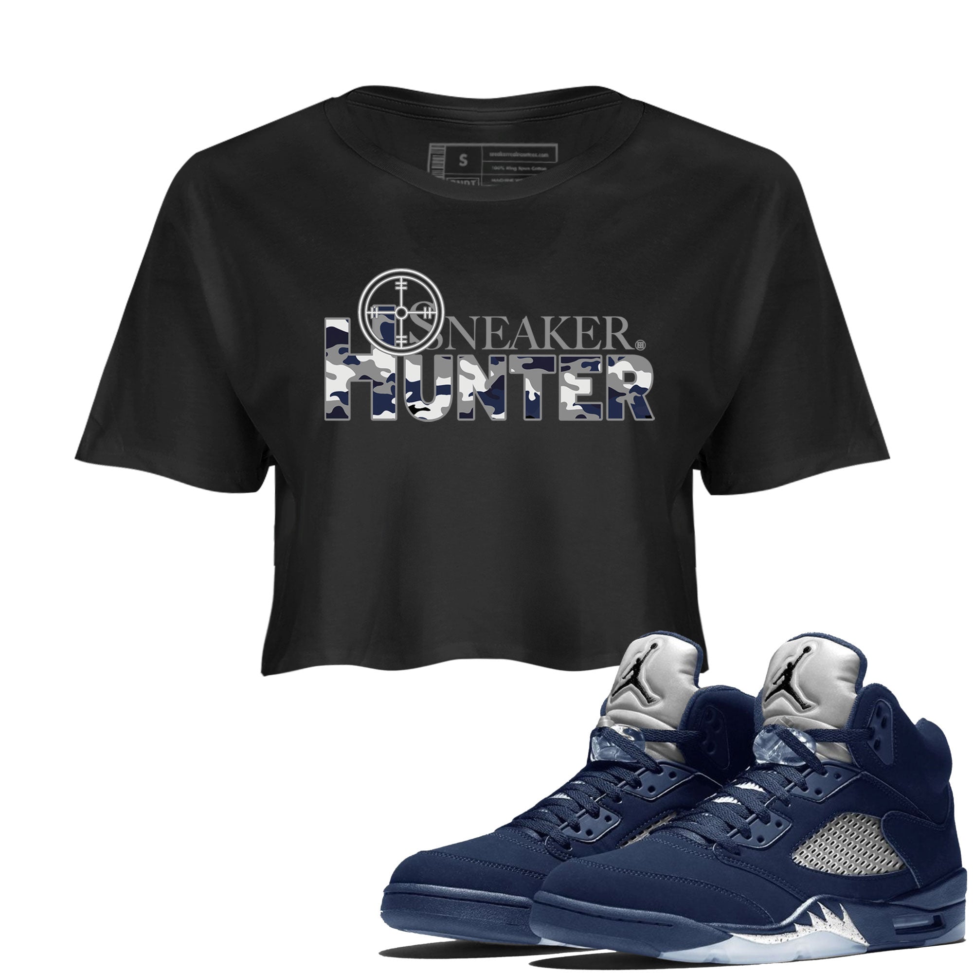 snkmatch Hunter snkmatch Women's Top - Air Jordan 5 Georgetown