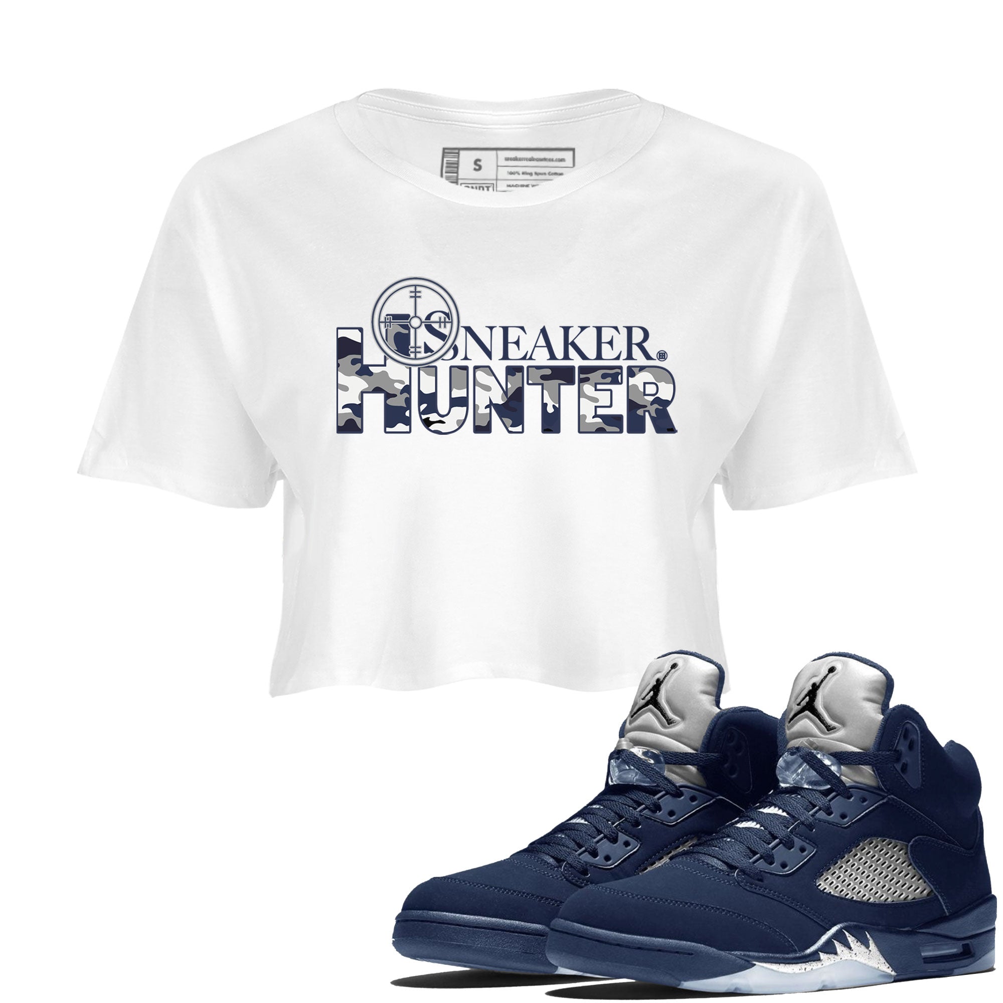 snkmatch Hunter snkmatch Women's Top - Air Jordan 5 Georgetown