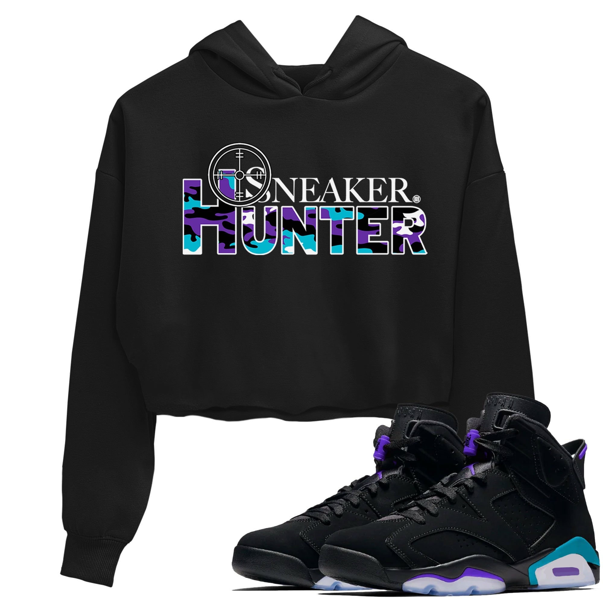 snkmatch Hunter snkmatch Women's Top - Air Jordan 6 Aqua
