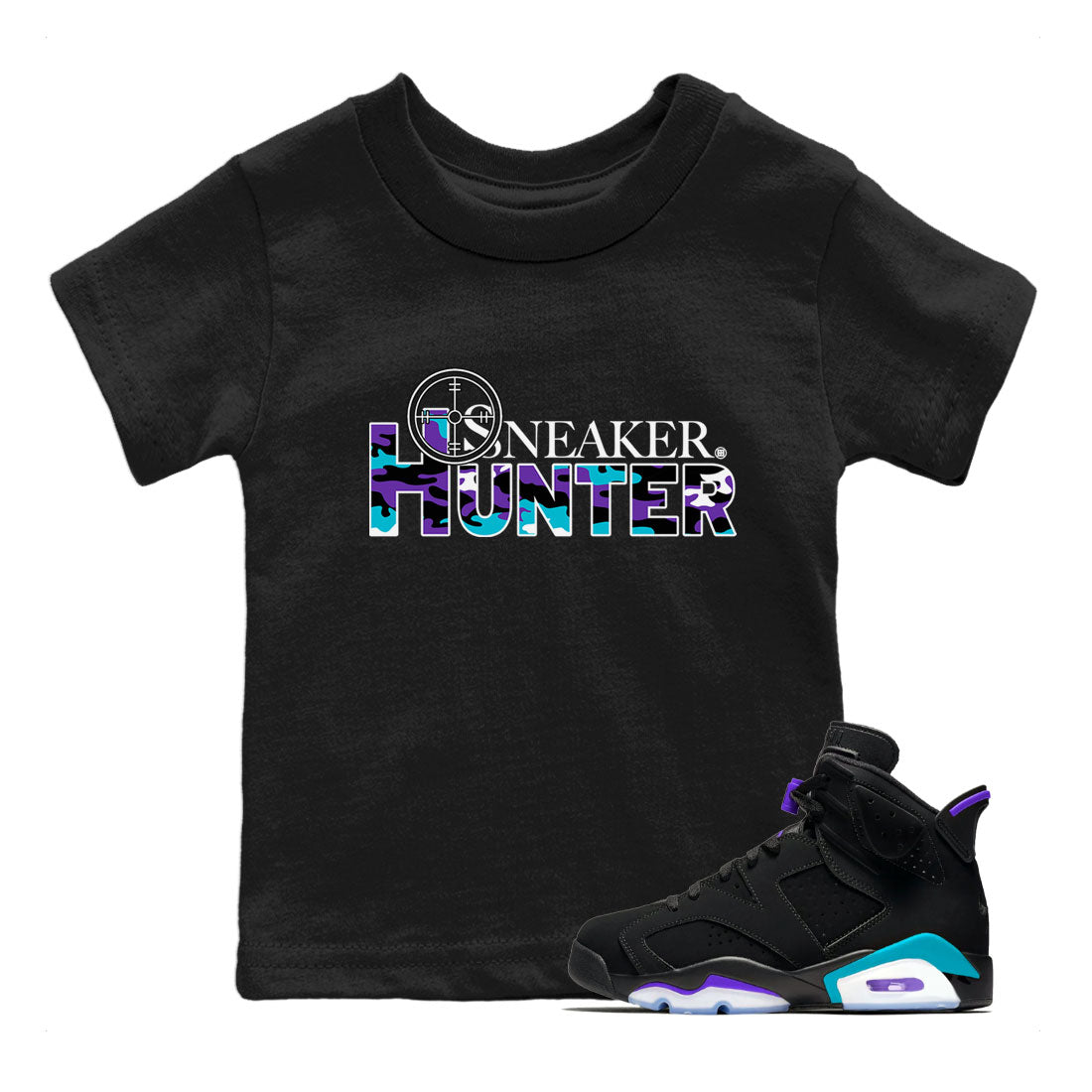 snkmatch Hunter snkmatch Tee Kids - Air Jordan 6 Aqua