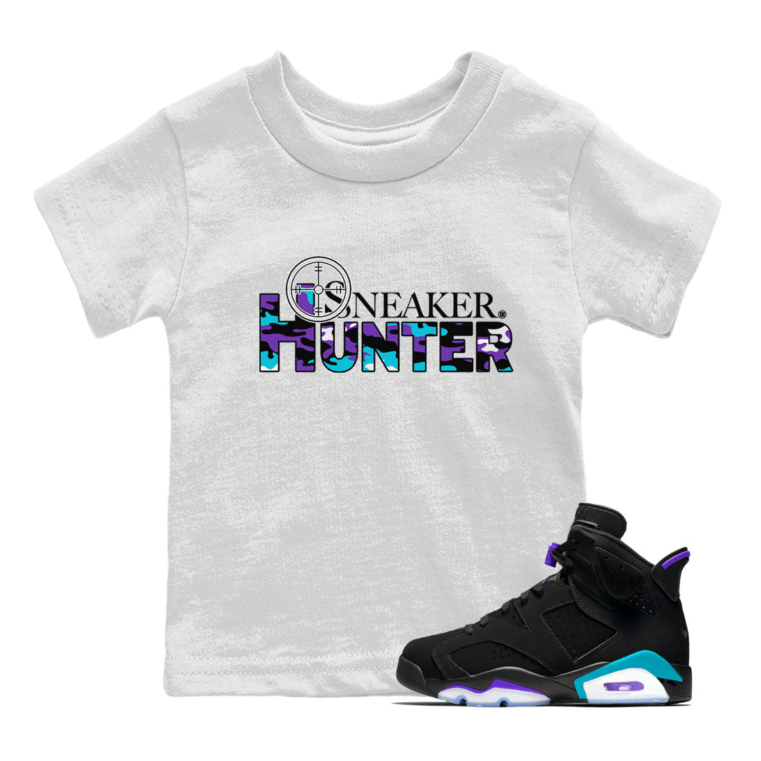 snkmatch Hunter snkmatch Tee Kids - Air Jordan 6 Aqua