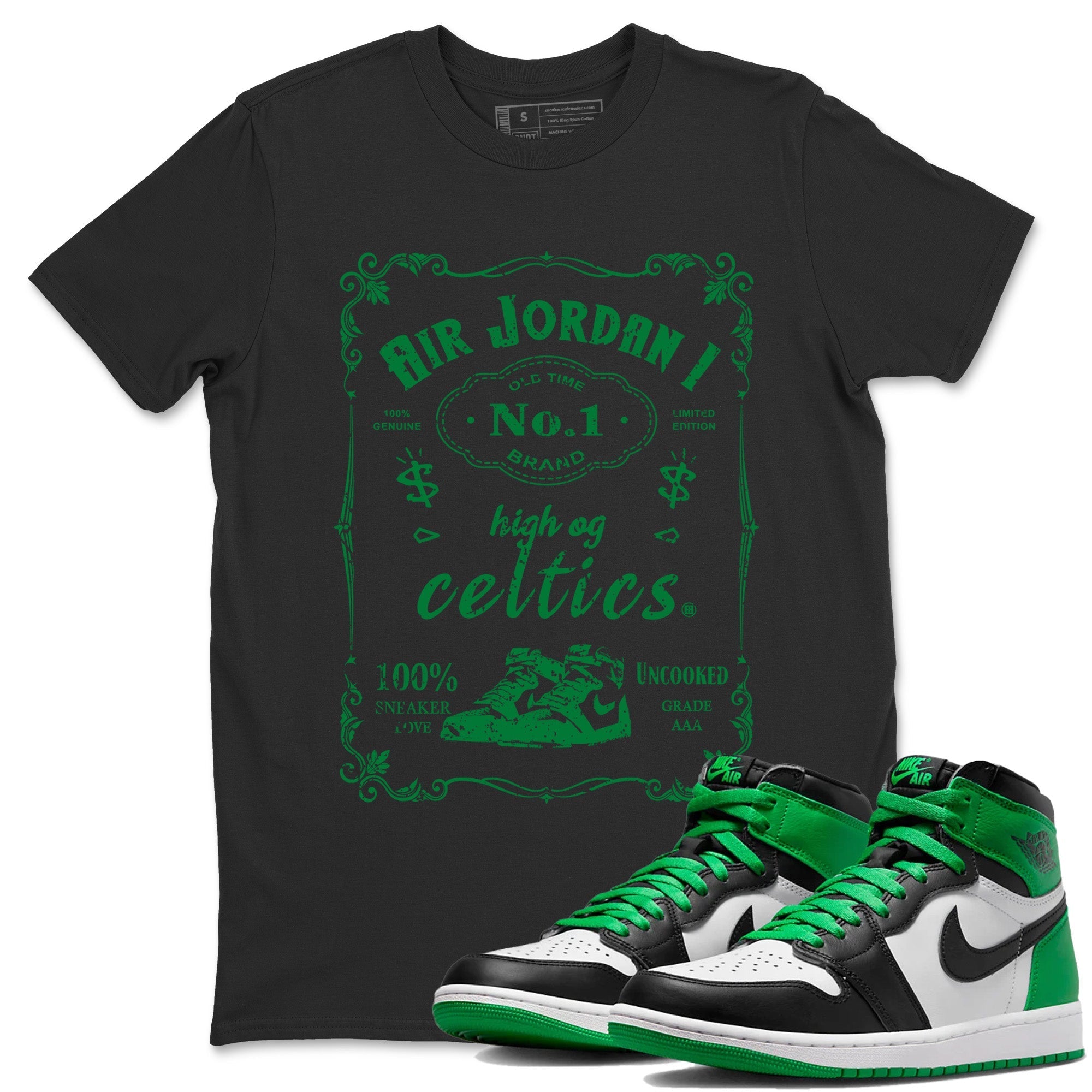 snkmatch Label Unisex Tops - Air Jordan 1 Celtics