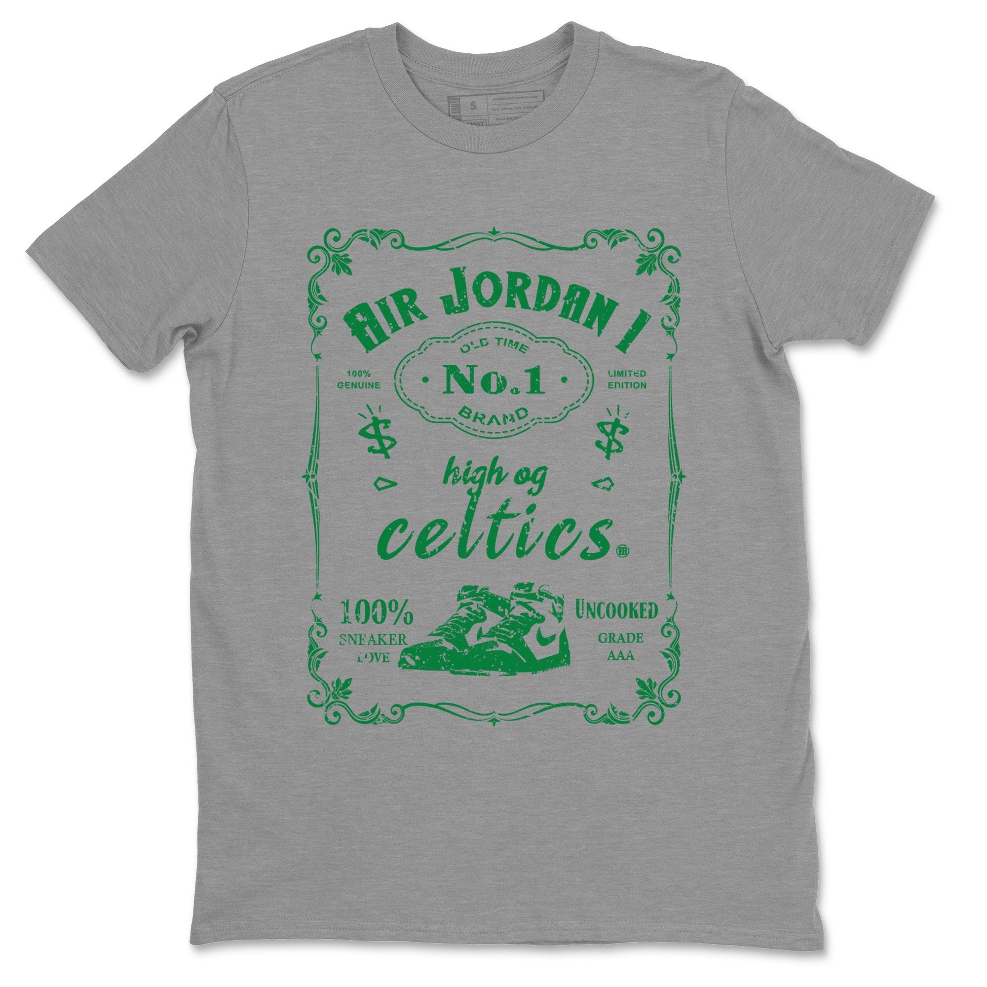 snkmatch Label Unisex Tops - Air Jordan 1 Celtics