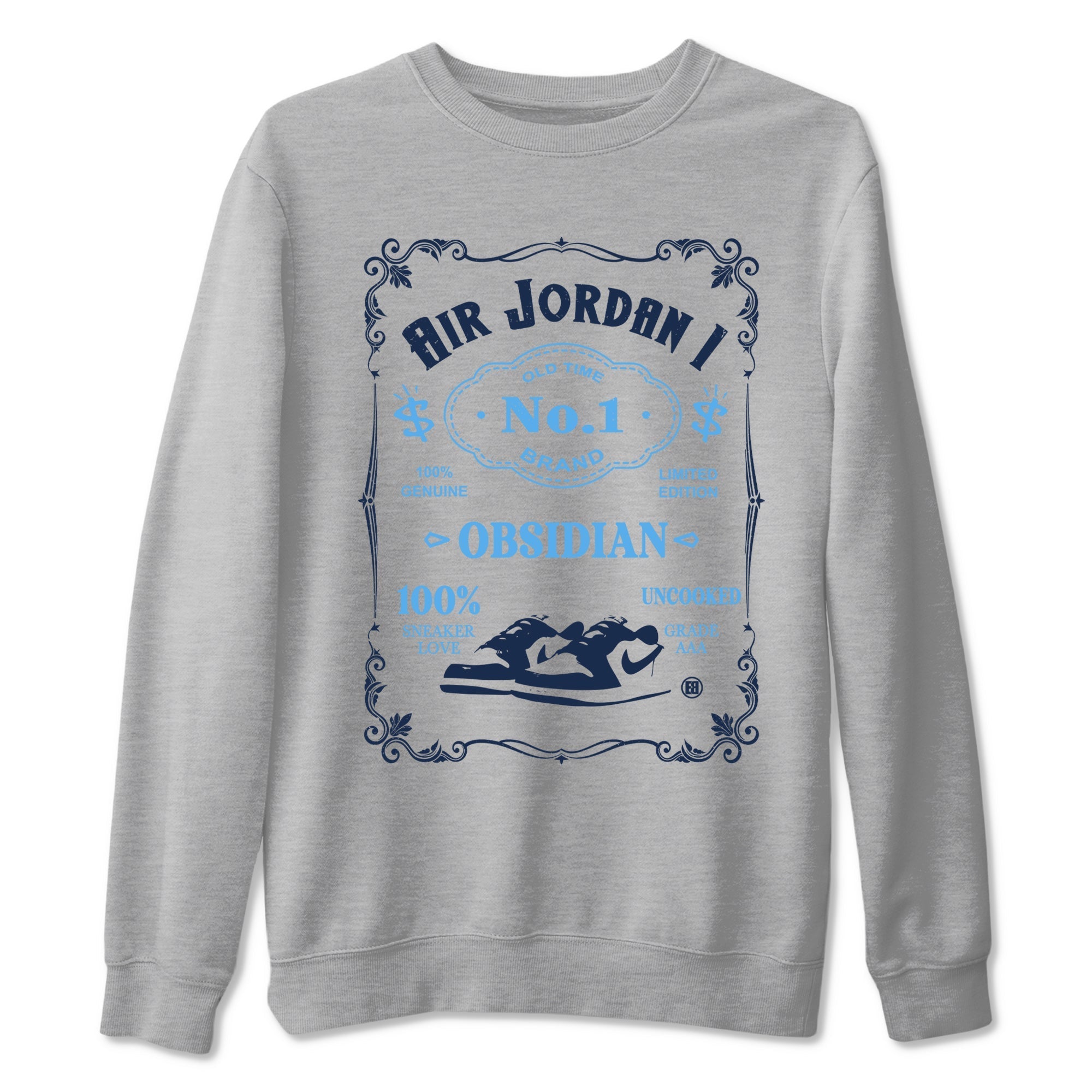 snkmatch Label snkmatch Tees - Air Jordan 1 Obsidian
