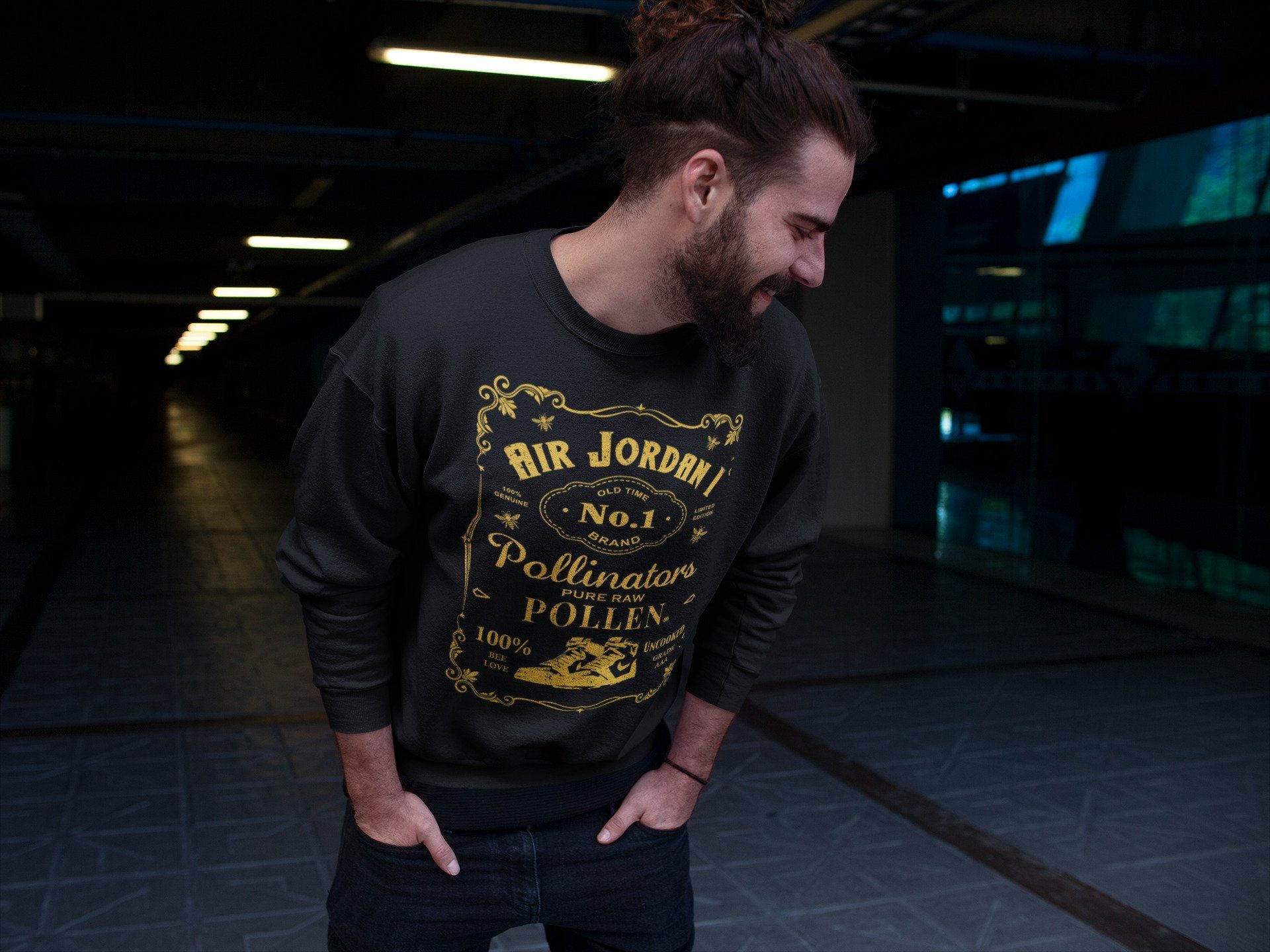 snkmatch Label Unisex Tops - Air Jordan 1 Pollen