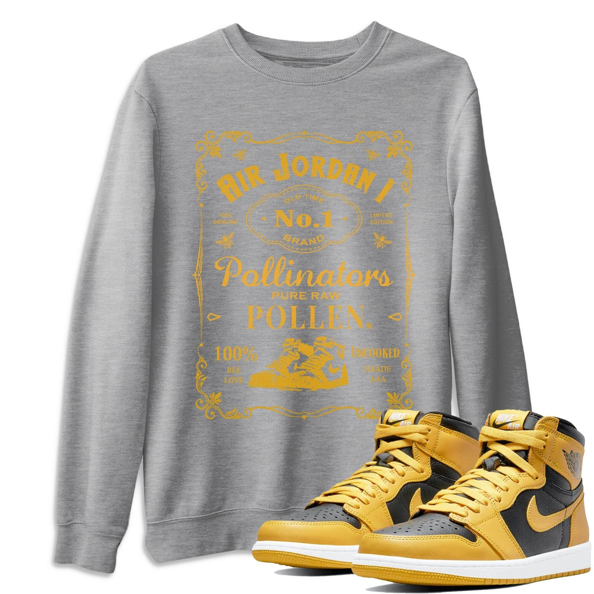 snkmatch Label Unisex Tops - Air Jordan 1 Pollen