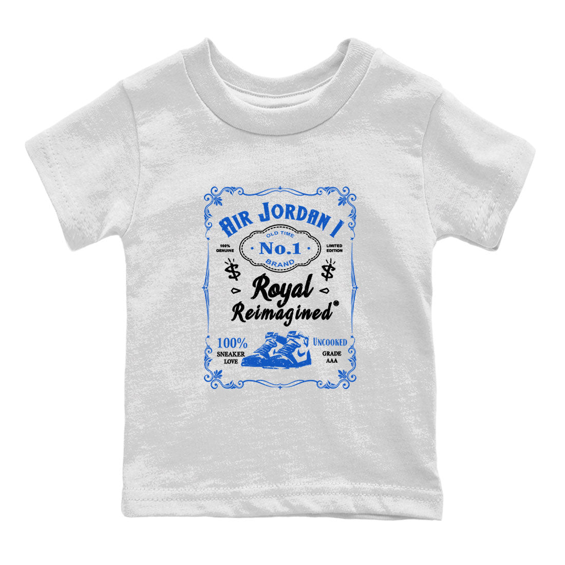 snkmatch Label snkmatch Tee Kids - Air Jordan 1 Royal Reimagined