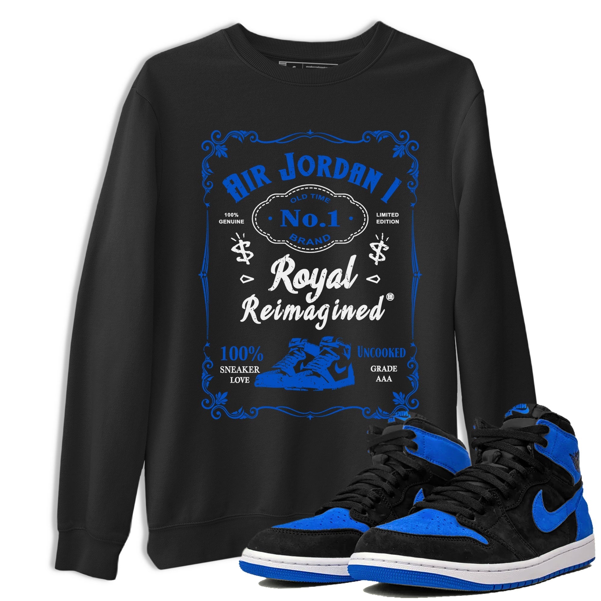 snkmatch Label snkmatch Tee - Air Jordan 1 Royal Reimagined