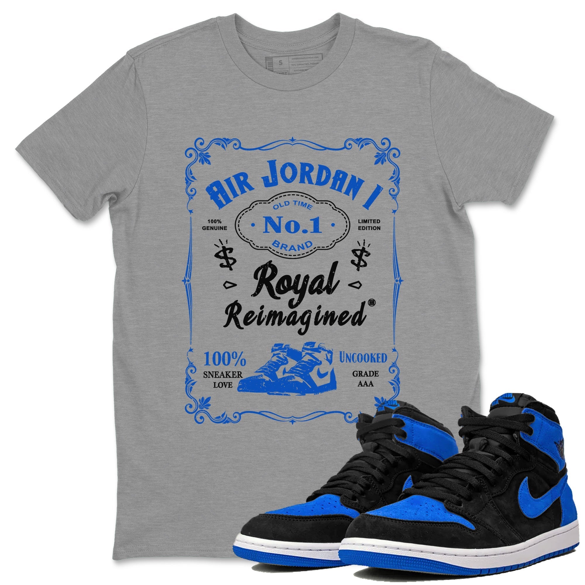 snkmatch Label snkmatch Tee - Air Jordan 1 Royal Reimagined