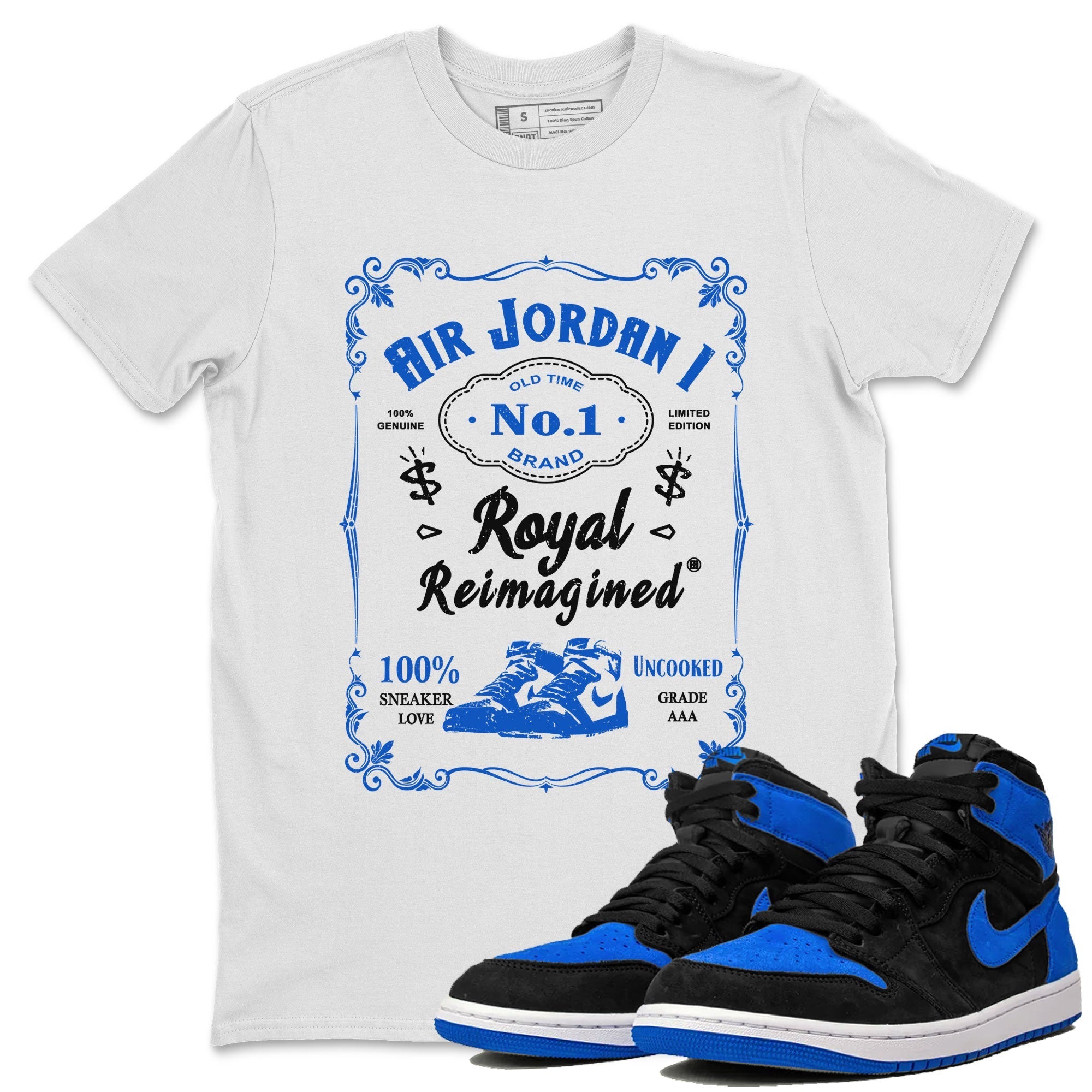 snkmatch Label snkmatch Tee - Air Jordan 1 Royal Reimagined