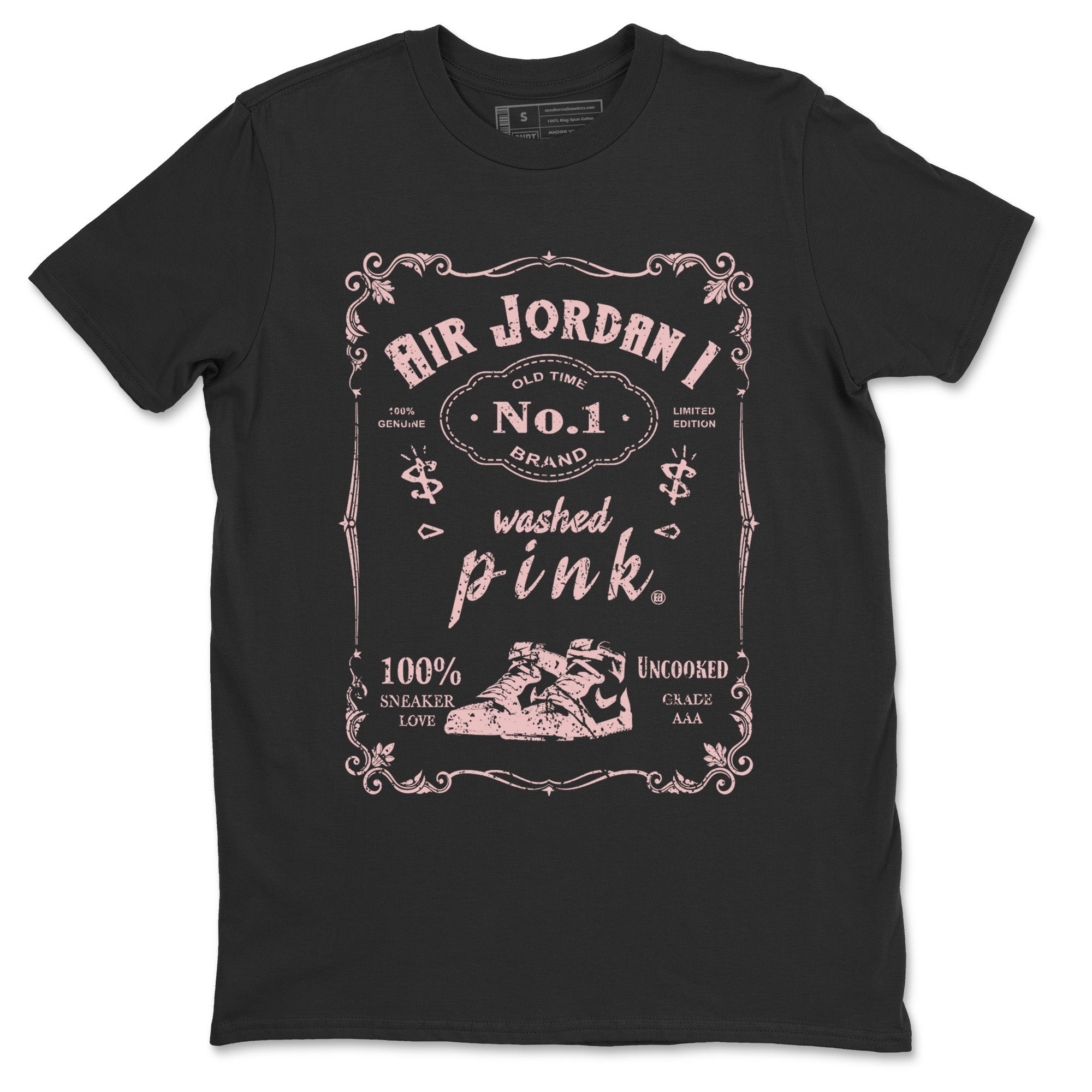 snkmatch Label Unisex Tops - Air Jordan 1 Washed Pink