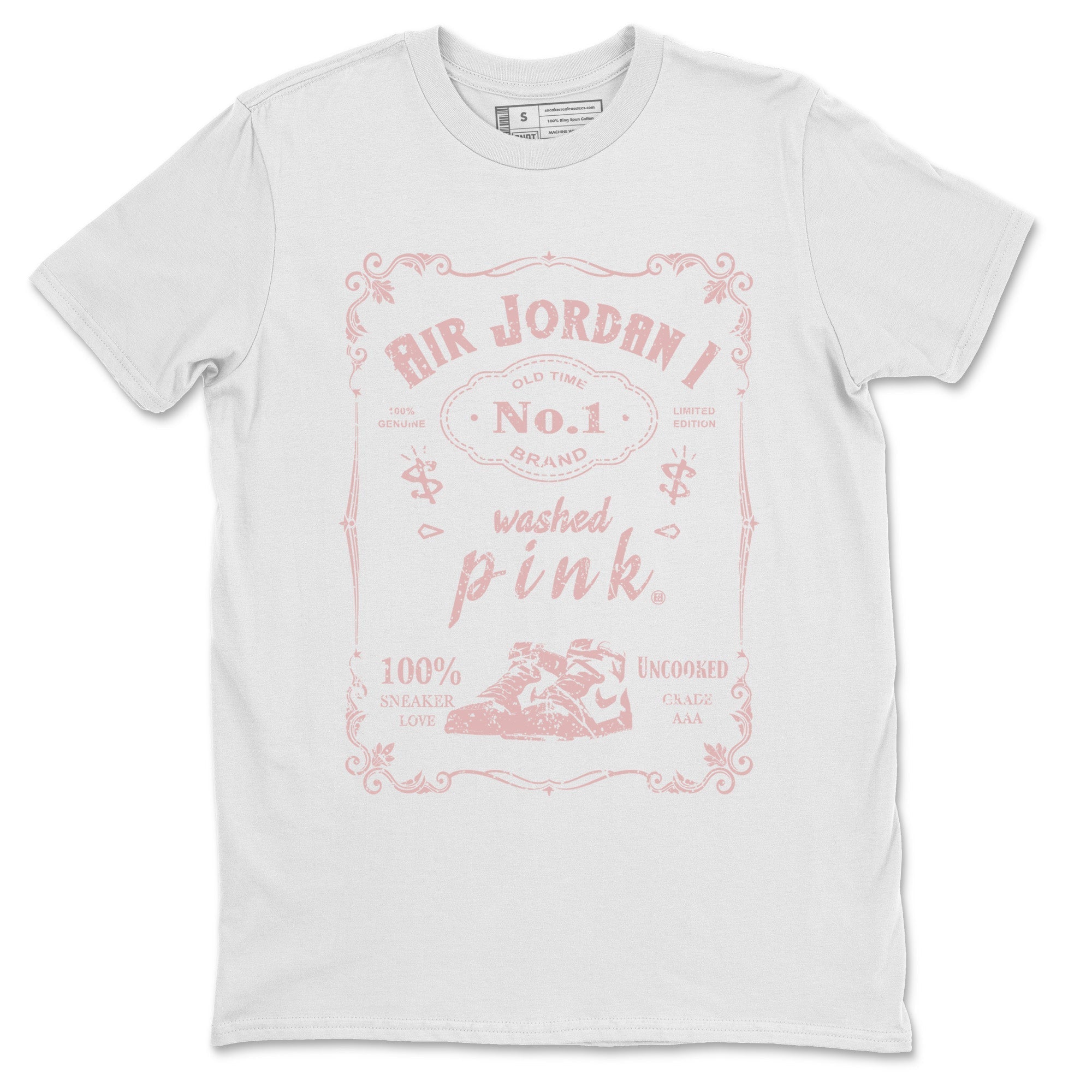 snkmatch Label Unisex Tops - Air Jordan 1 Washed Pink