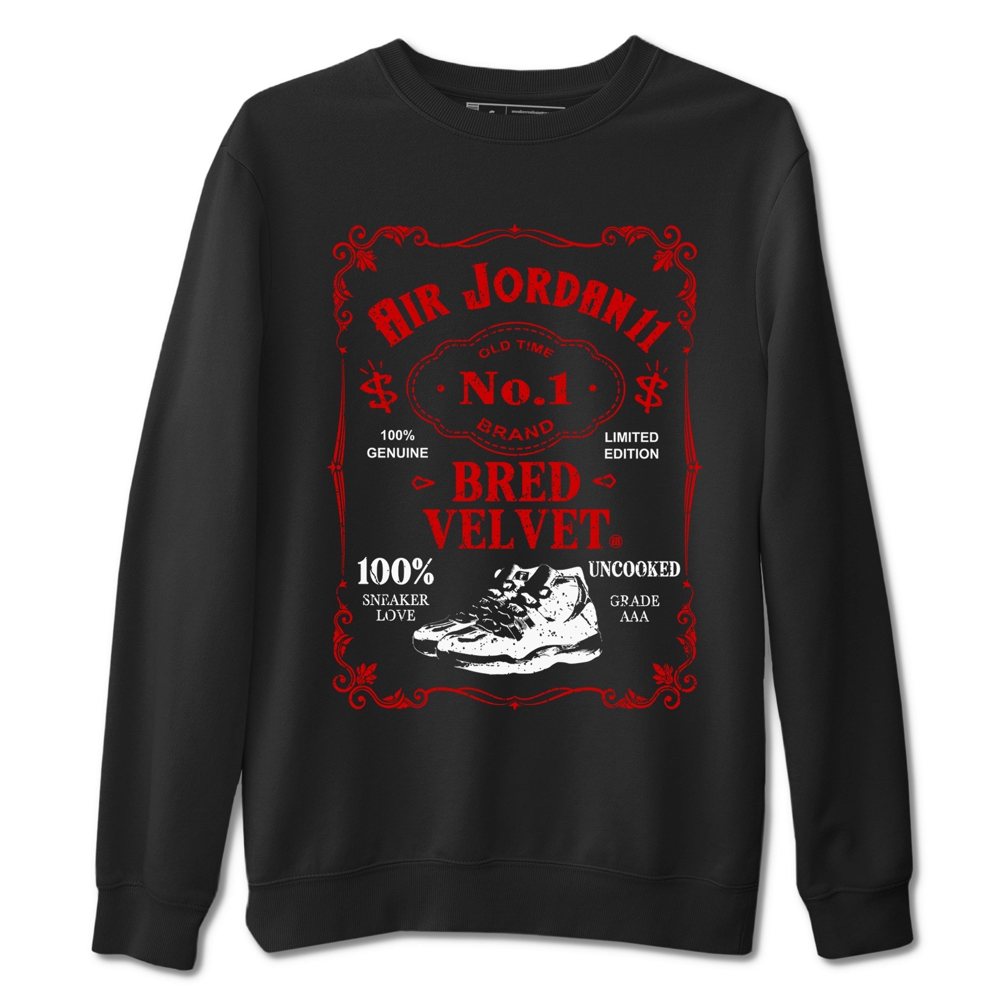 snkmatch Label snkmatch Tees - Air Jordan 11 Bred Velvet