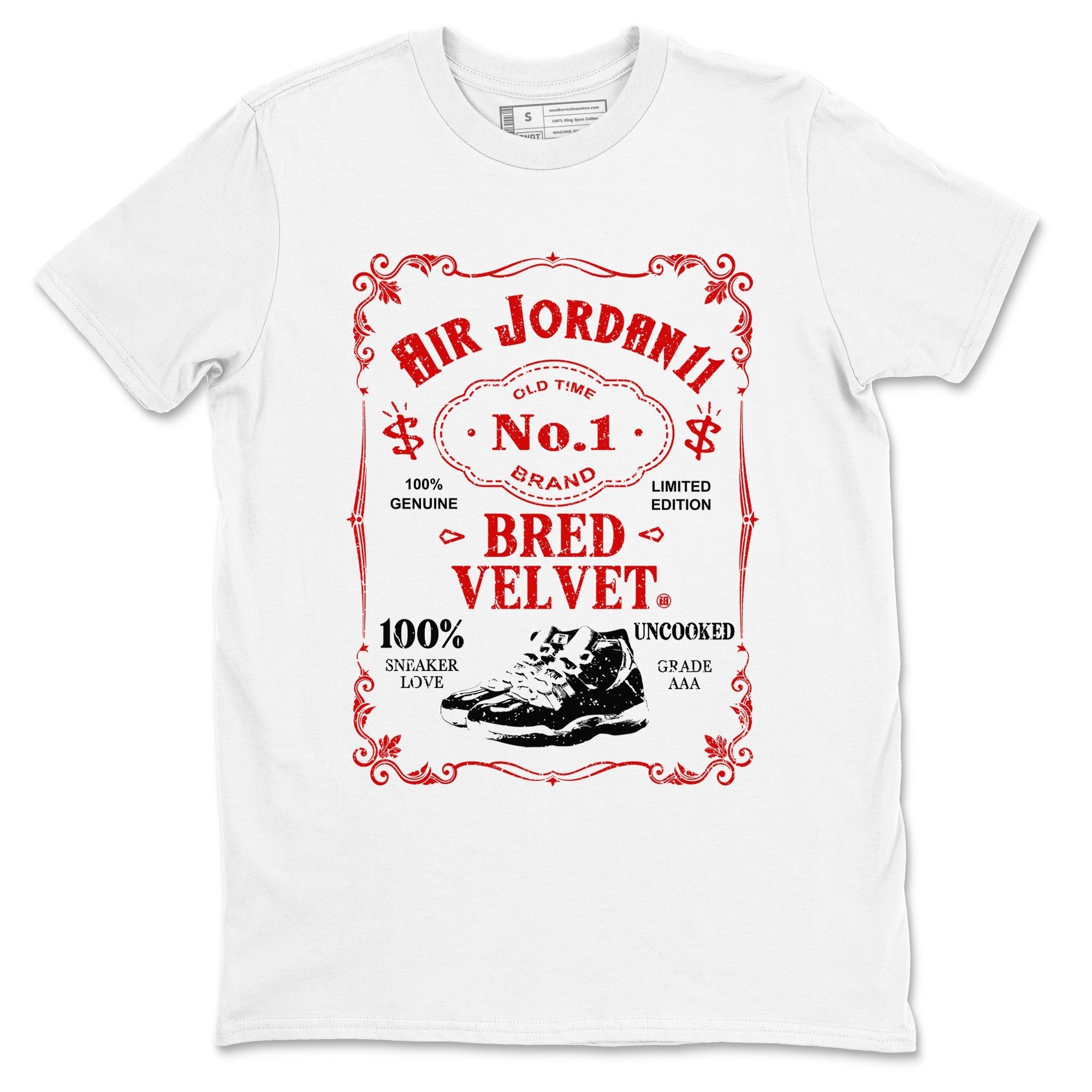 snkmatch Label snkmatch Tees - Air Jordan 11 Bred Velvet
