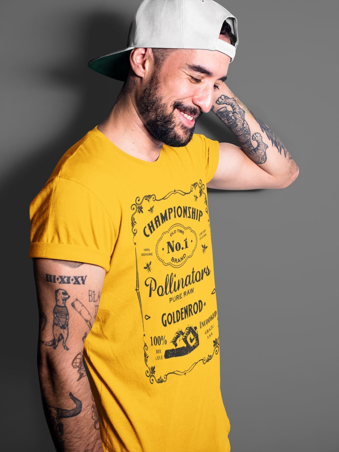 snkmatch Label Unisex Tops - Dunk Championship Goldenrod