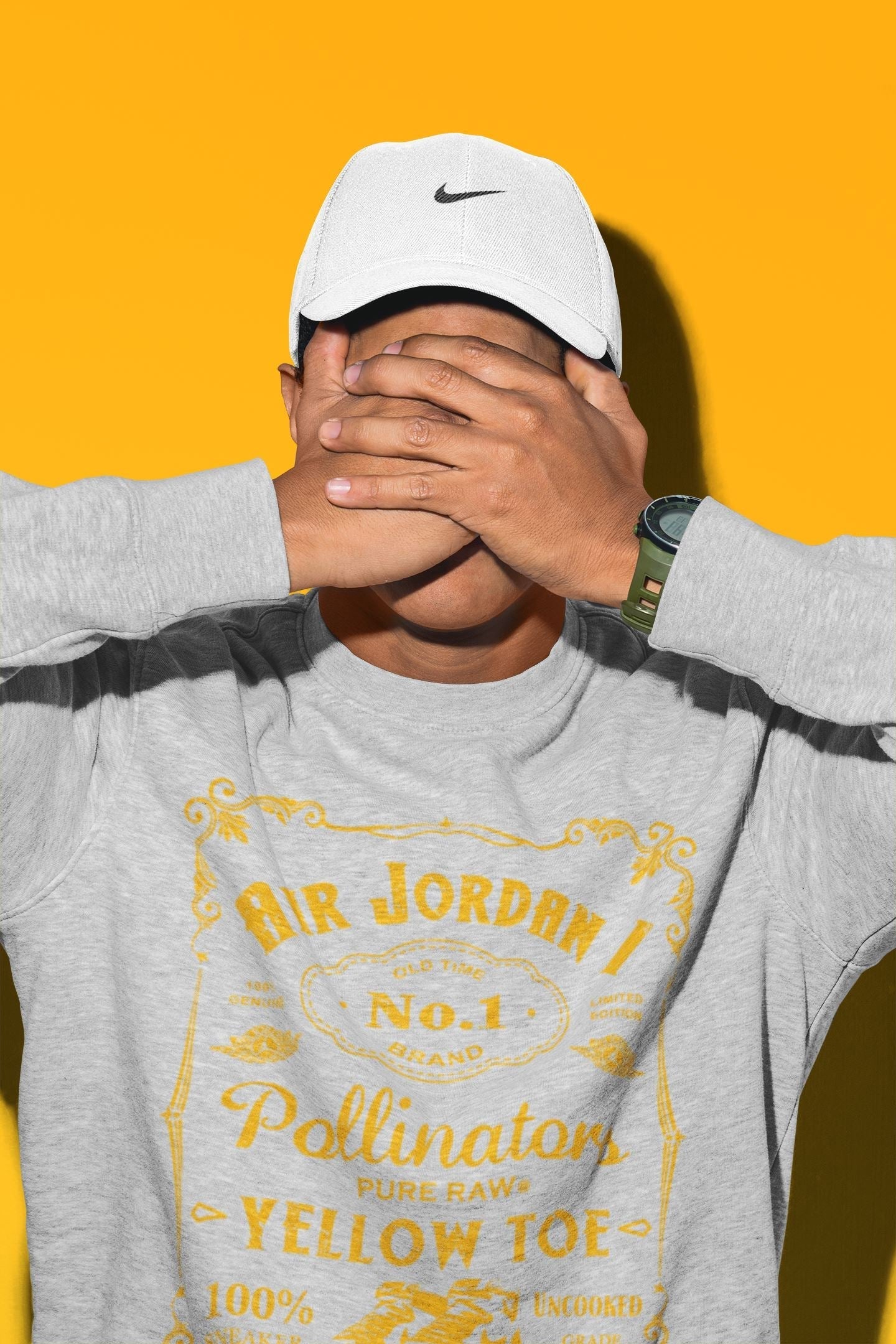 snkmatch Label Unisex Tops - Air Jordan 1 Yellow Toe
