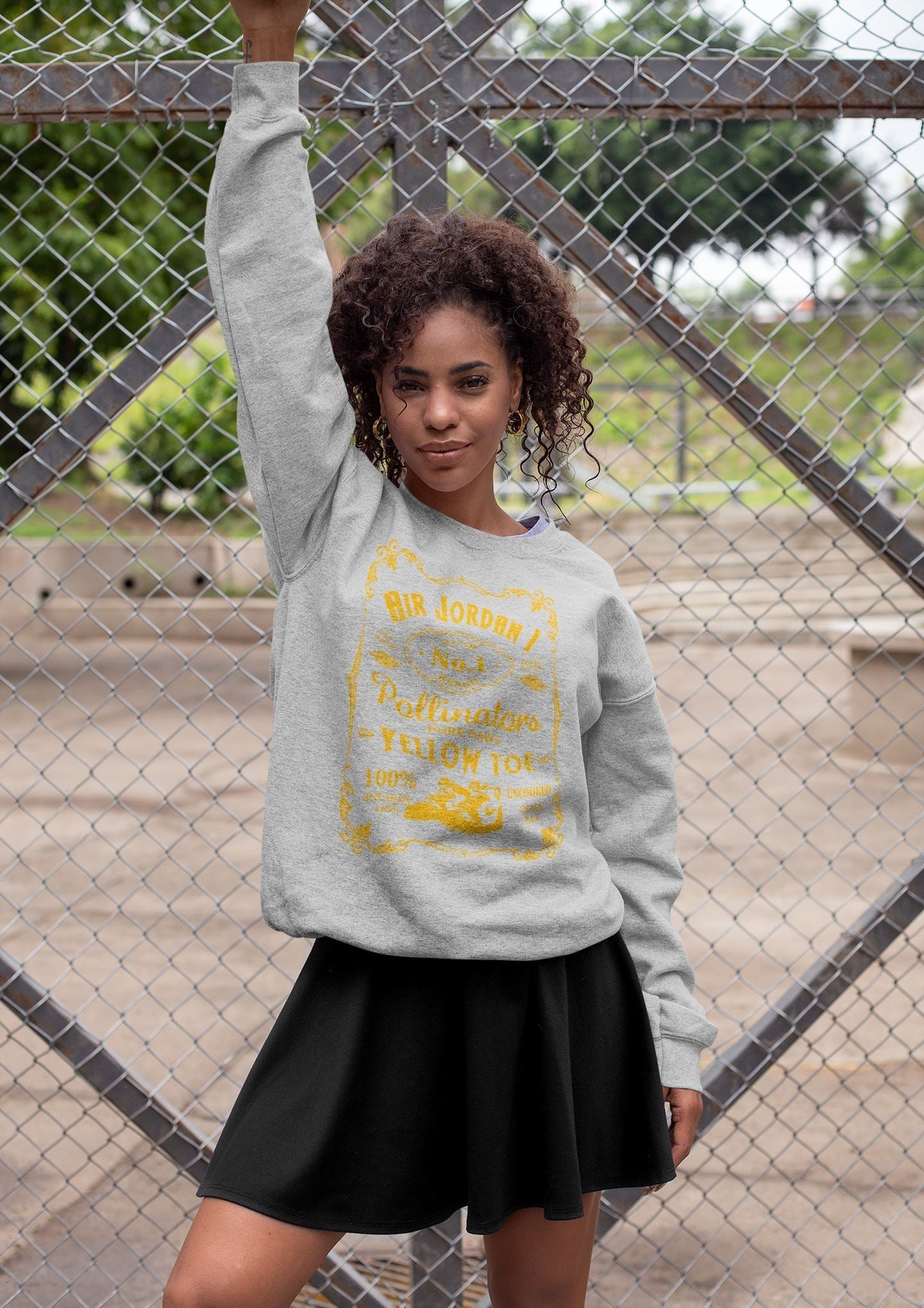 snkmatch Label Unisex Tops - Air Jordan 1 Yellow Toe