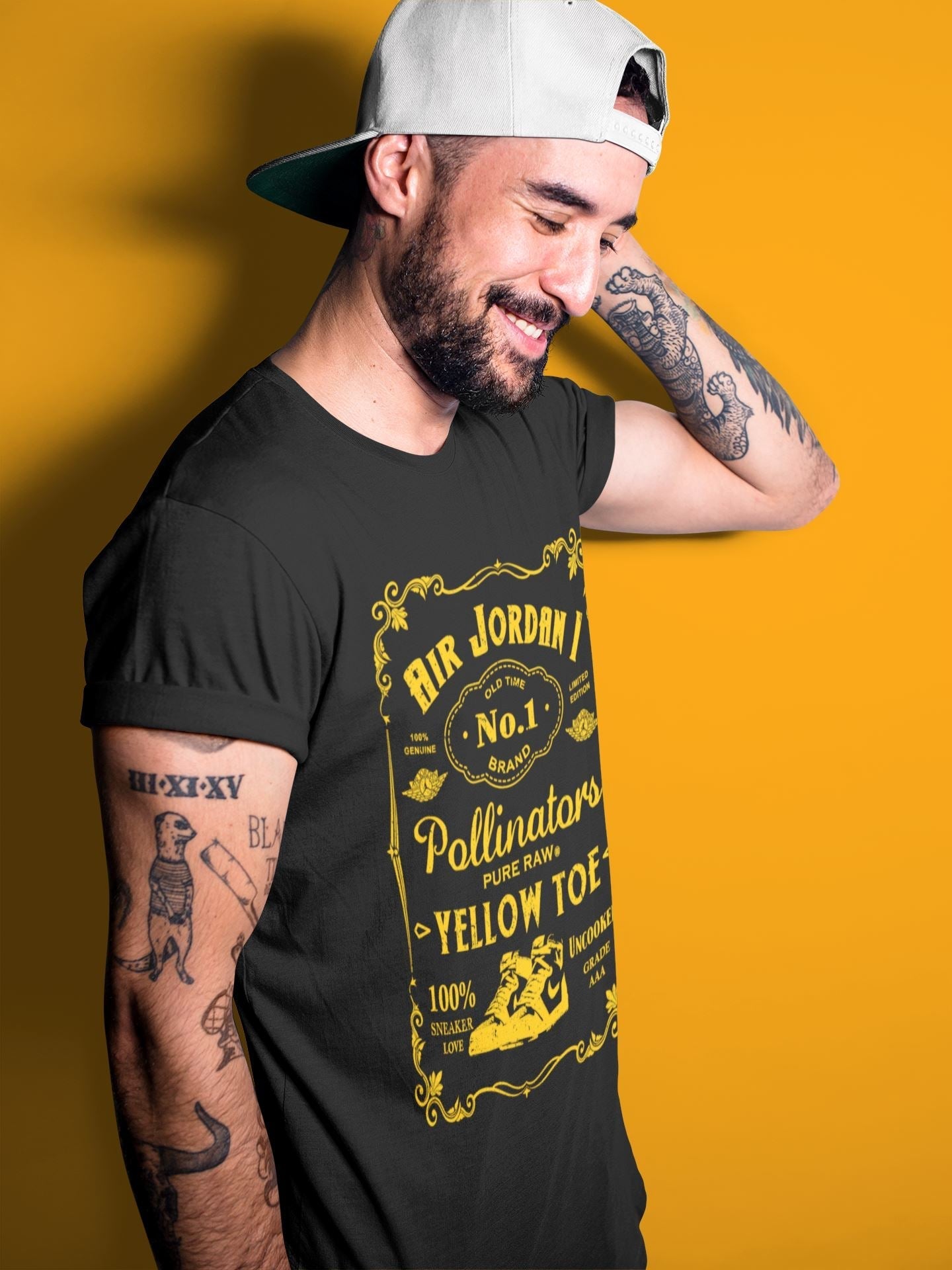 snkmatch Label Unisex Tops - Air Jordan 1 Yellow Toe