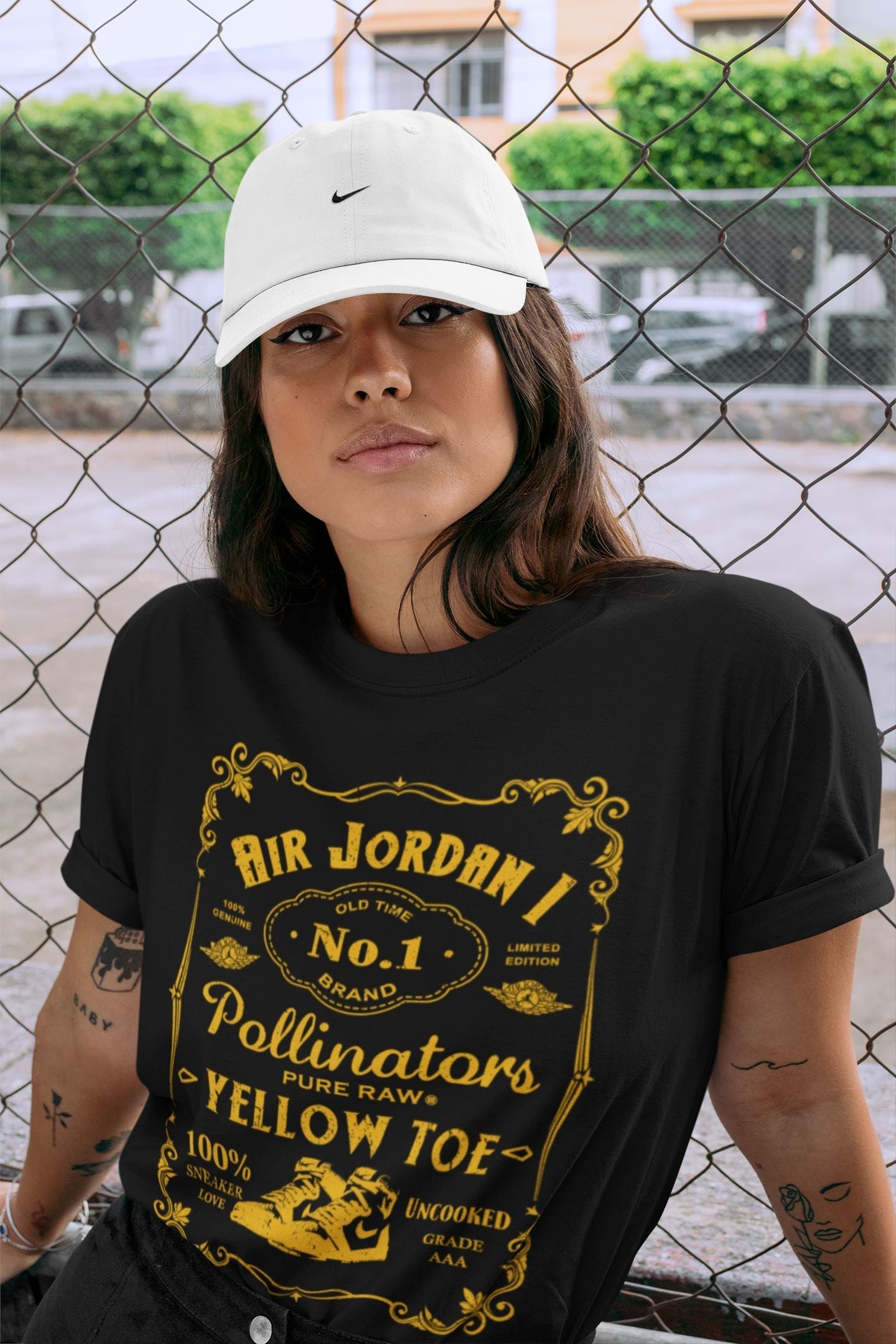 snkmatch Label Unisex Tops - Air Jordan 1 Yellow Toe