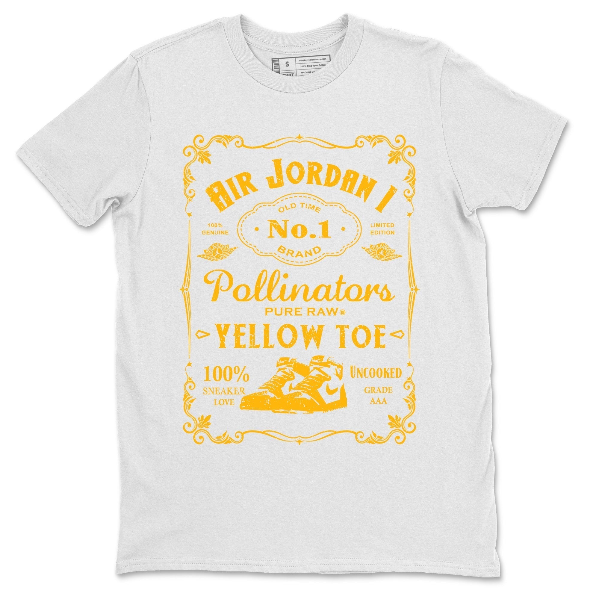snkmatch Label Unisex Tops - Air Jordan 1 Yellow Toe