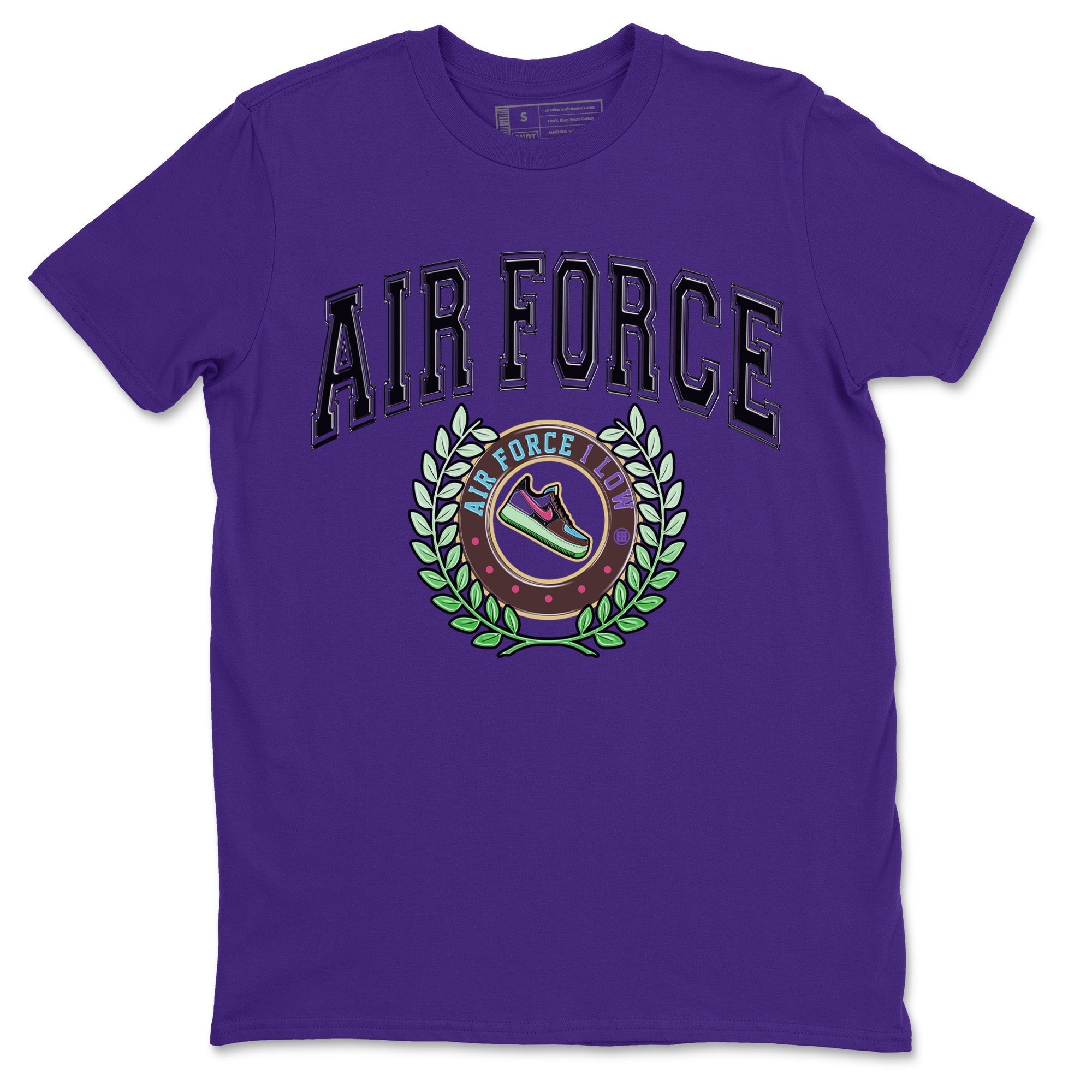 snkmatch Letter Unisex Tops - Air Force 1 Undefeated Fauna Brown
