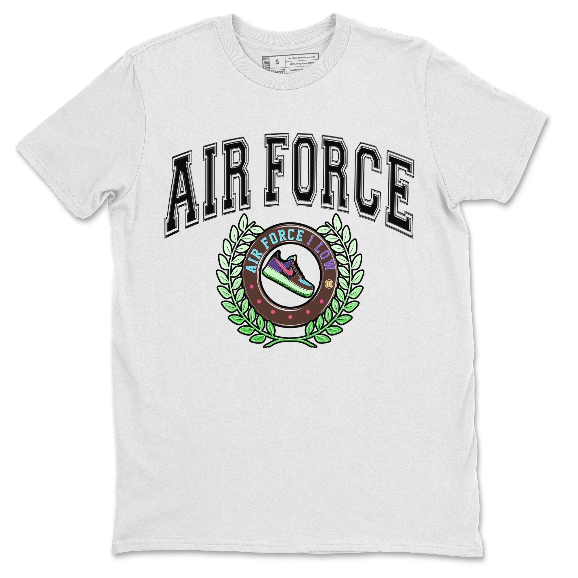 snkmatch Letter Unisex Tops - Air Force 1 Undefeated Fauna Brown