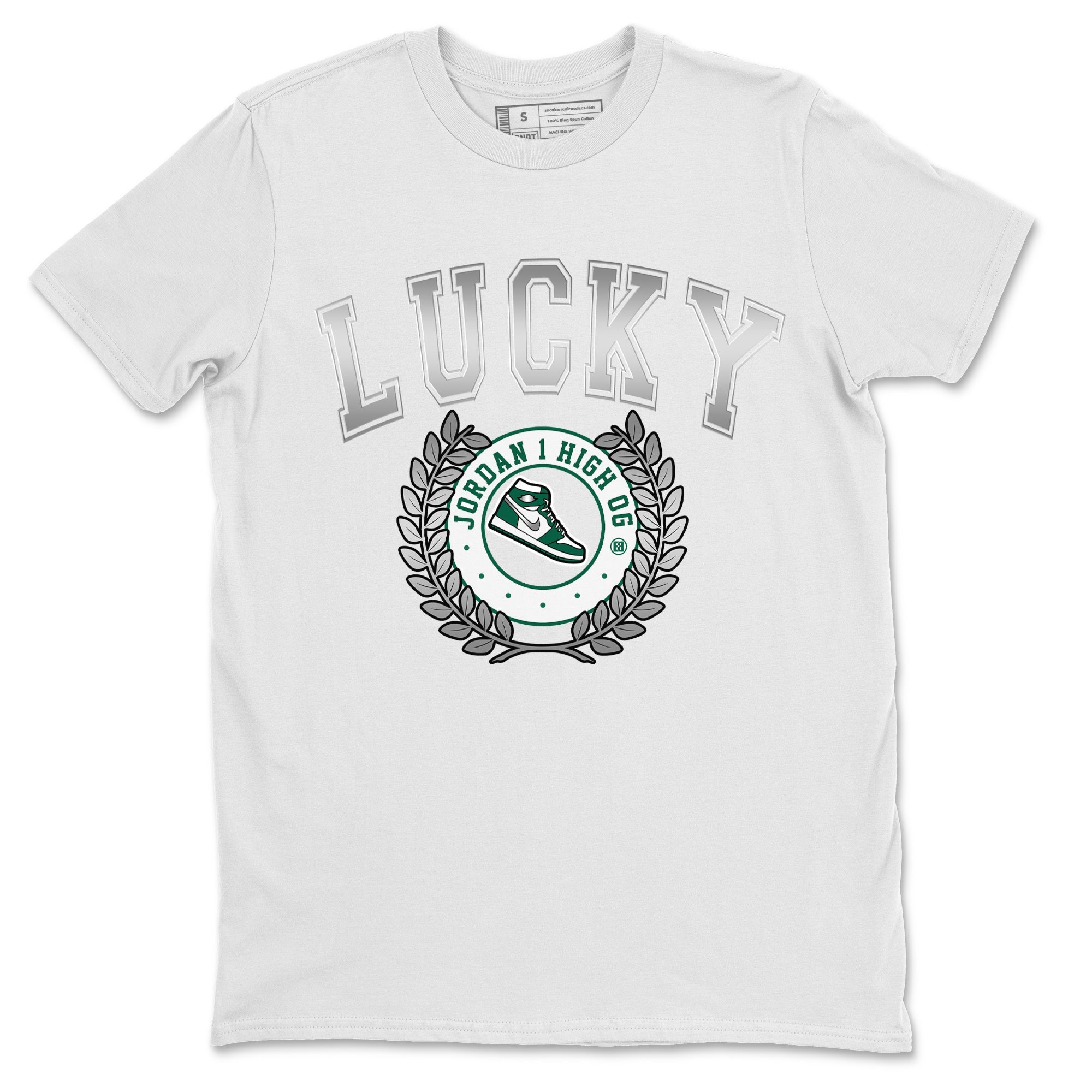 snkmatch Letter Unisex Tops - Air Jordan 1 Gorge Green