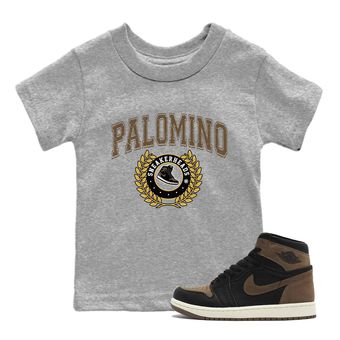 snkmatch Letter snkmatch Tee Kids - Air Jordan 1 Palomino