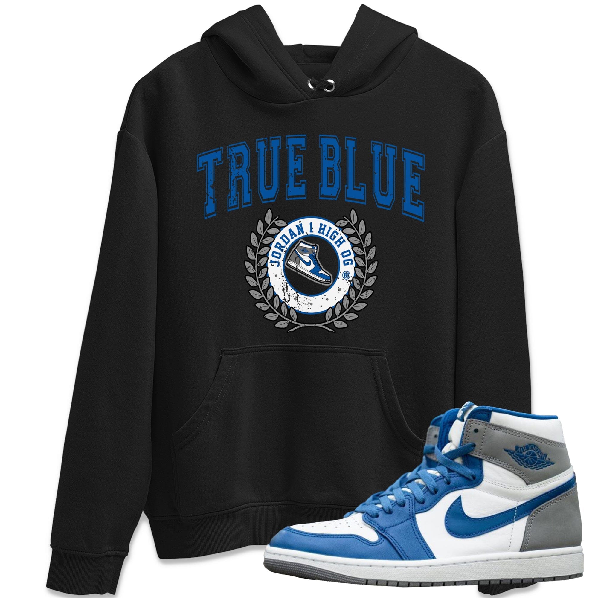 snkmatch Letter Unisex Tops - Air Jordan 1 True Blue