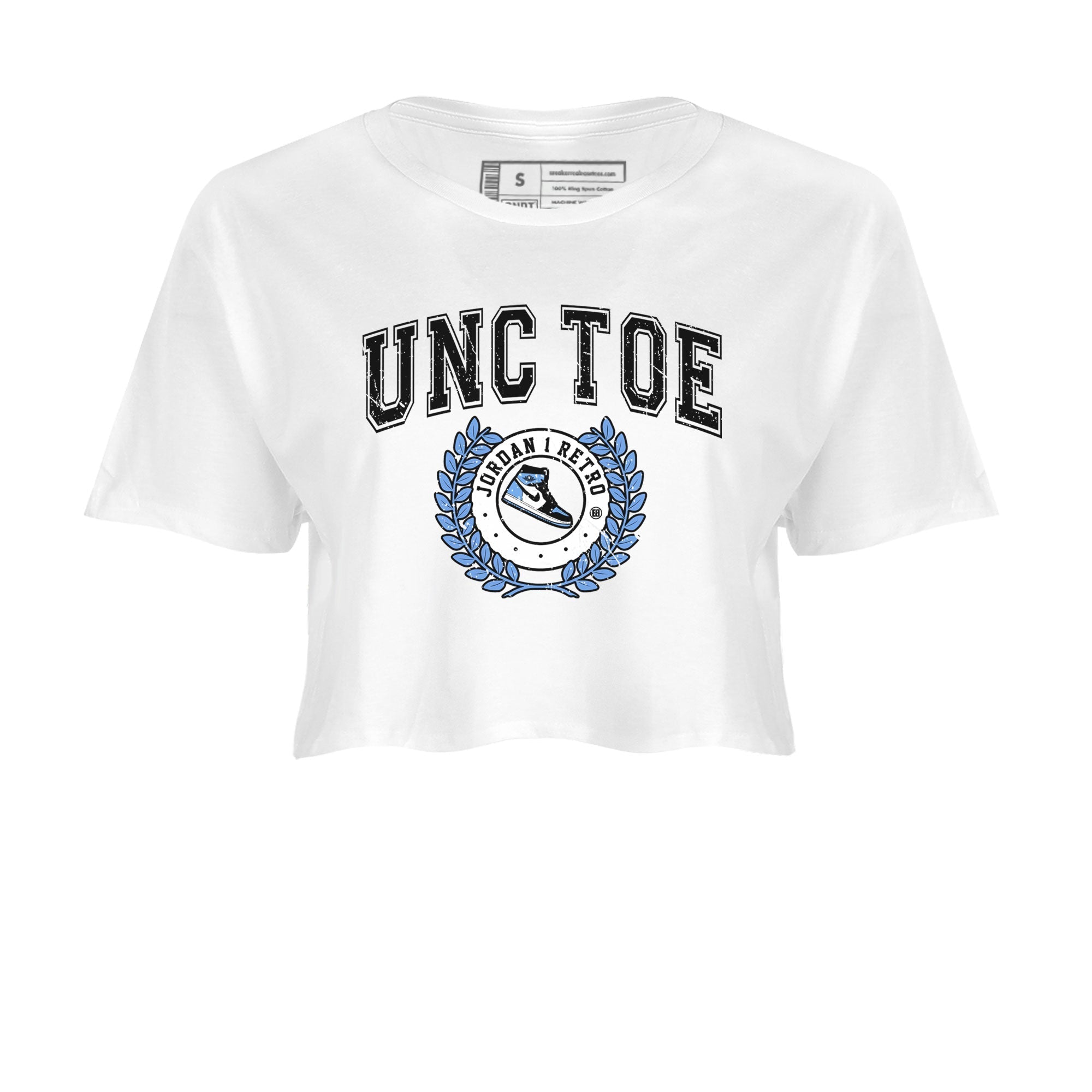 snkmatch Letter snkmatch Women's Top - Air Jordan 1 UNC Toe