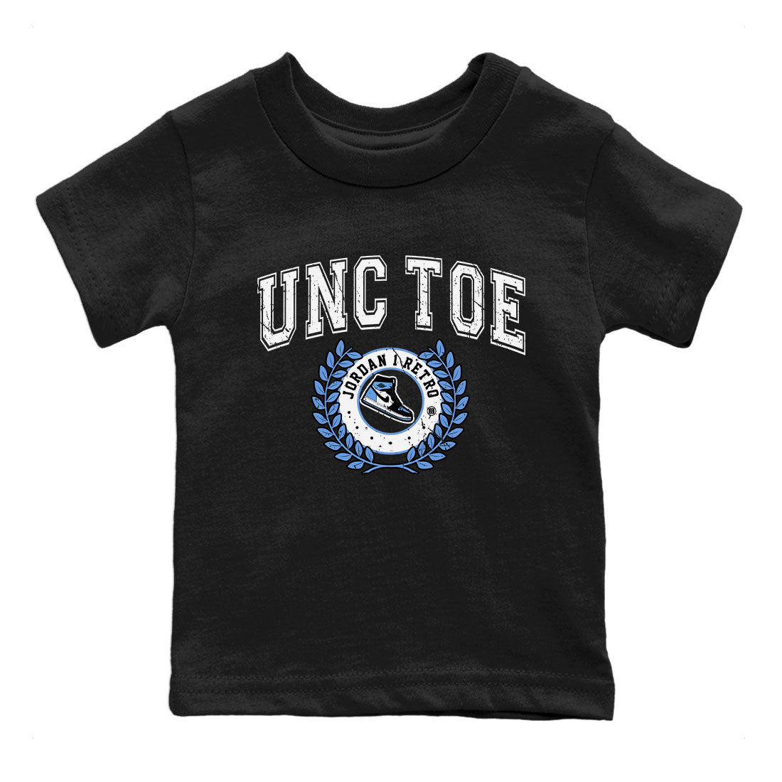snkmatch Letter snkmatch Tee Kids - Air Jordan 1 UNC Toe