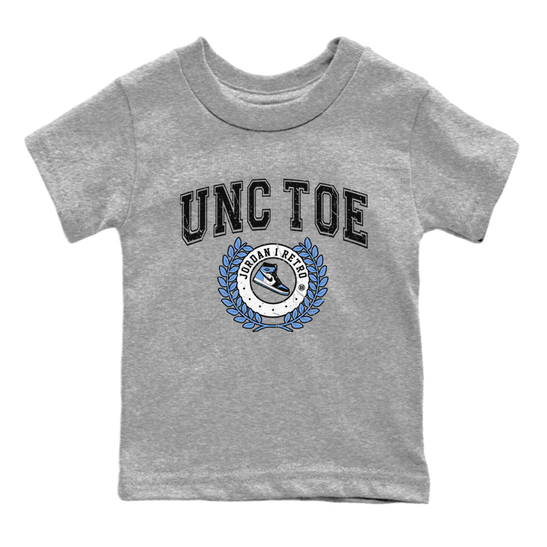snkmatch Letter snkmatch Tee Kids - Air Jordan 1 UNC Toe