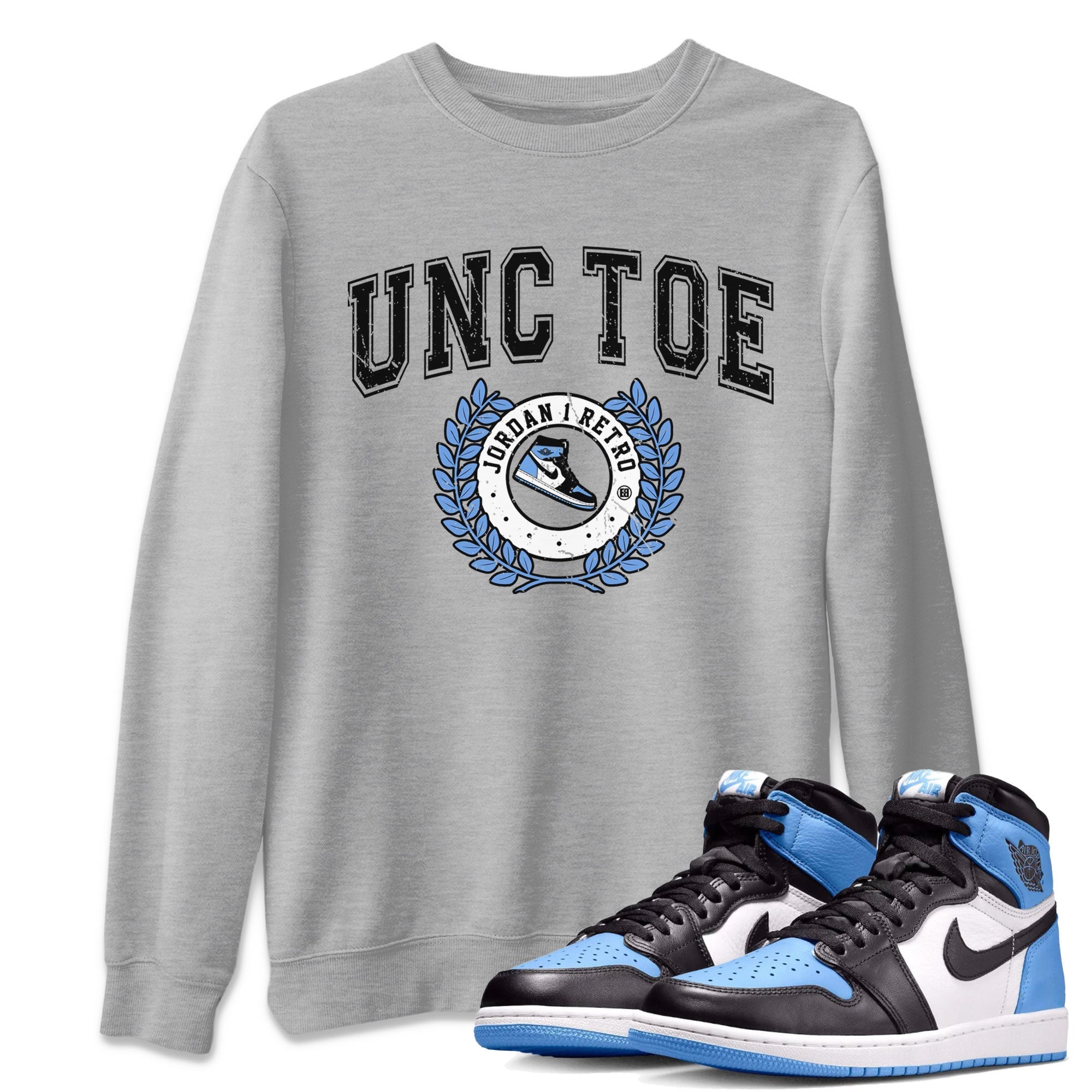 snkmatch Letter snkmatch Tee - Air Jordan 1 UNC Toe