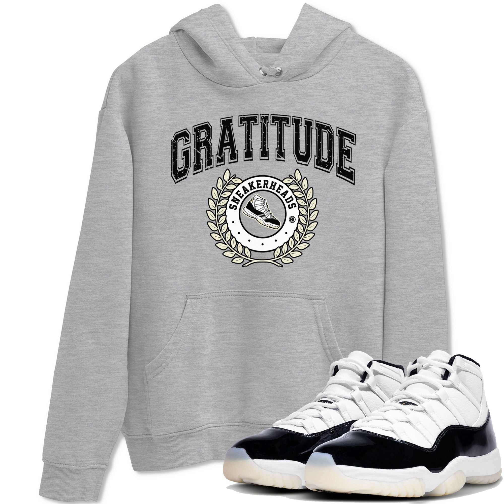 snkmatch Letter snkmatch Tee - Air Jordan 11 Gratitude