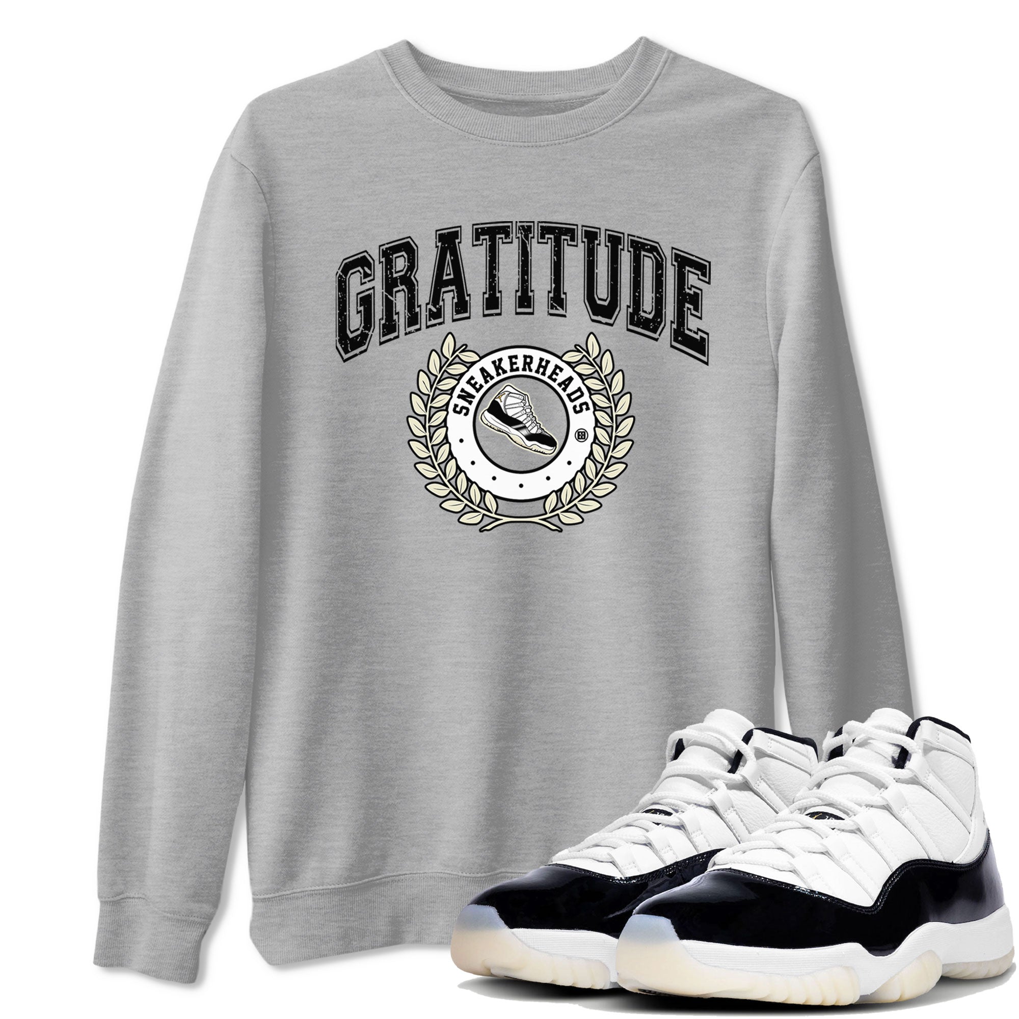 snkmatch Letter snkmatch Tee - Air Jordan 11 Gratitude