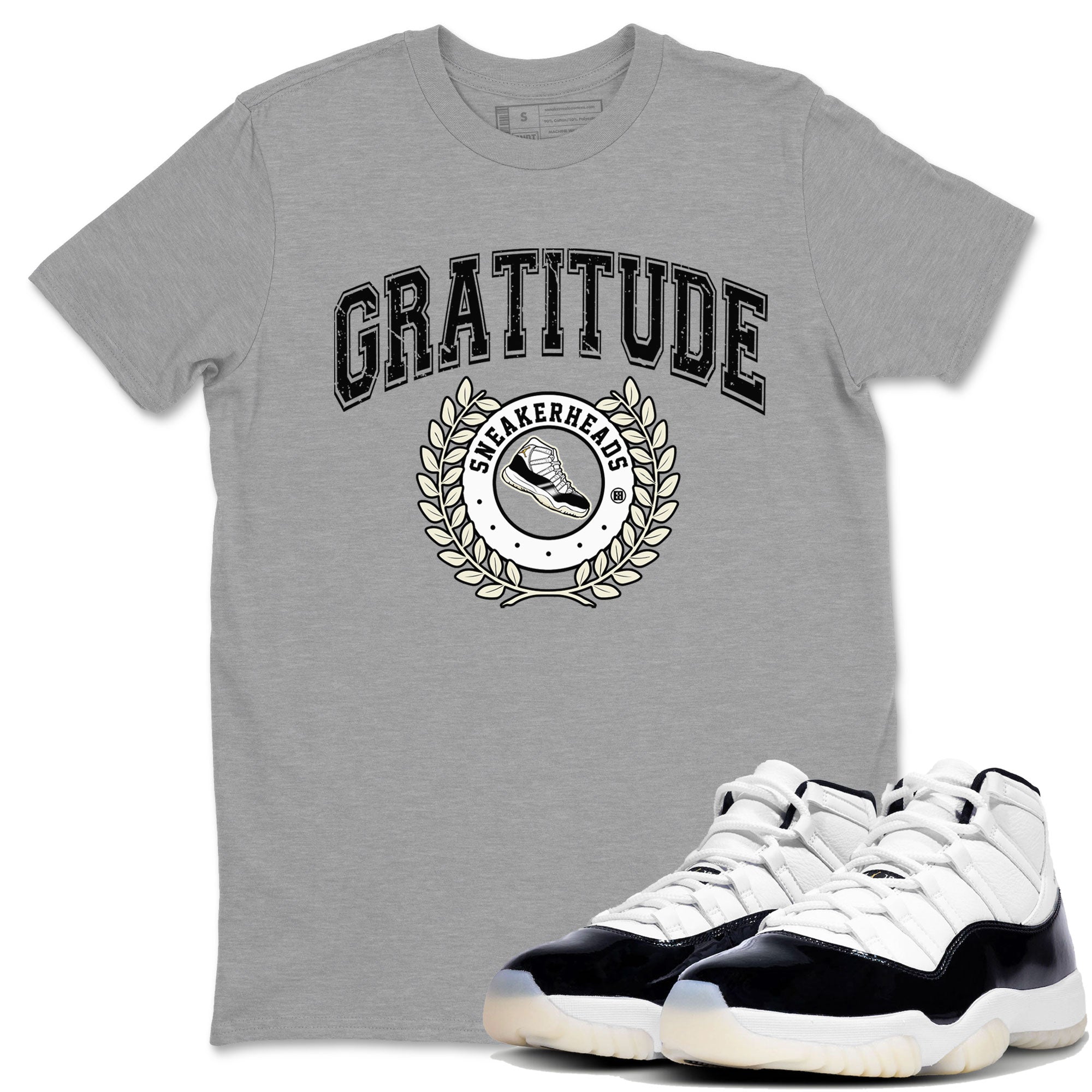 snkmatch Letter snkmatch Tee - Air Jordan 11 Gratitude