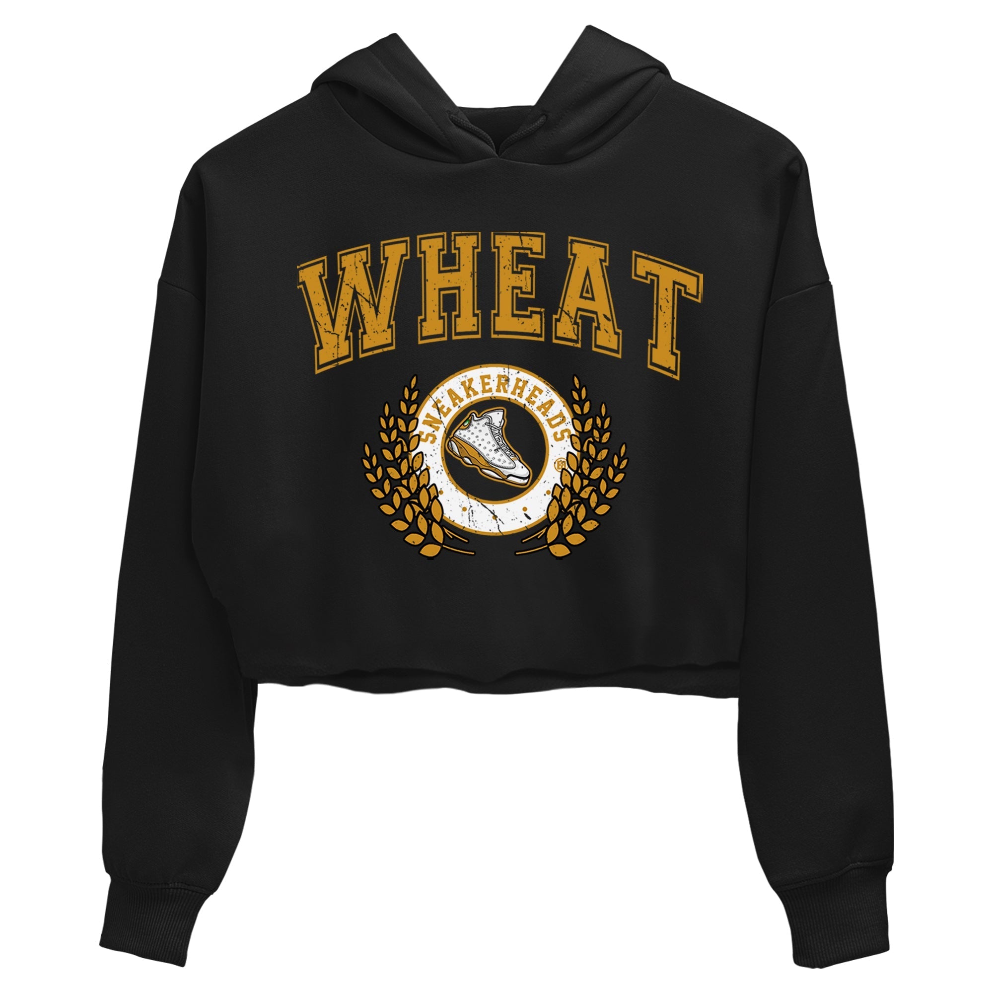 snkmatch Letter Women's Tops - Air Jordan 13 Wheat