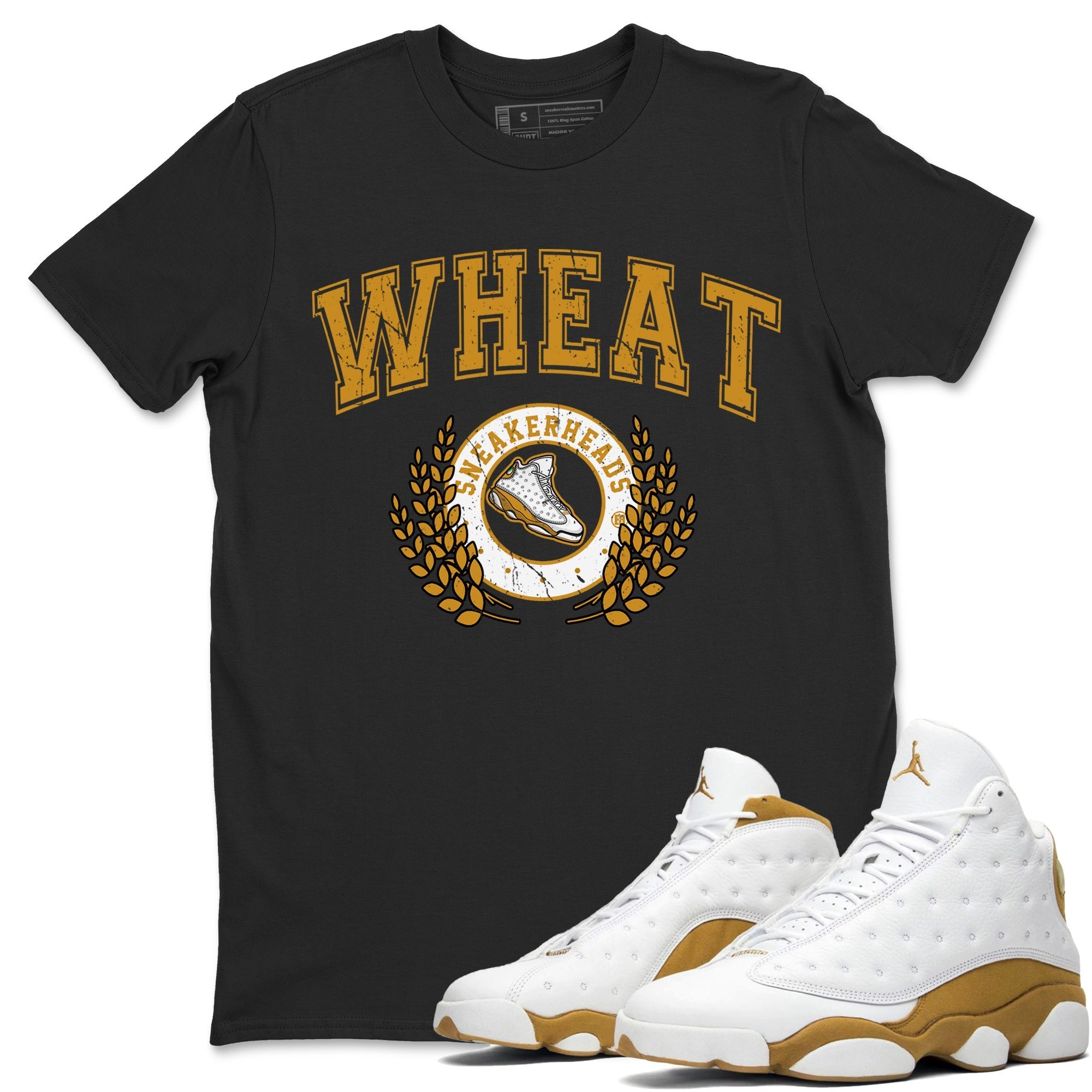 snkmatch Letter Unisex Tops - Air Jordan 13 Wheat