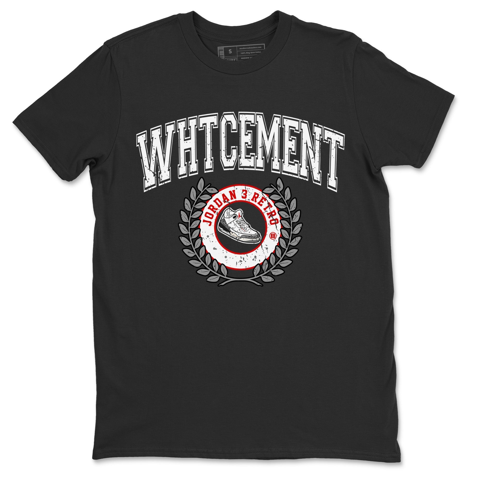 snkmatch Letter Unisex Tops - Air Jordan 3 White Cement
