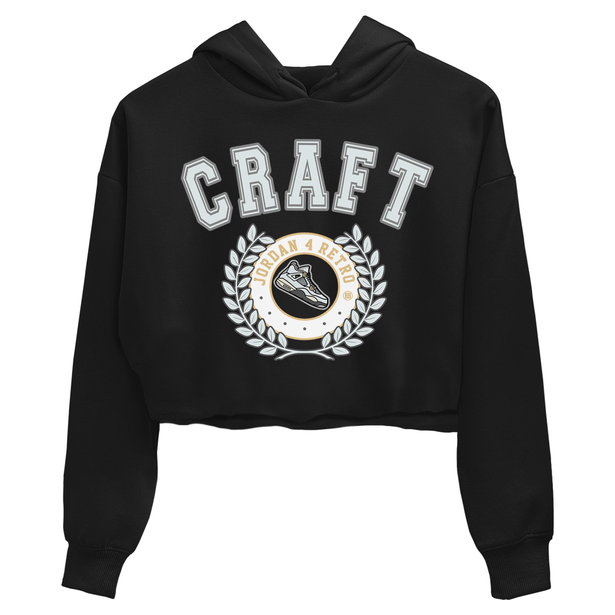 snkmatch Letter Women's Tops - Air Jordan 4 Craft