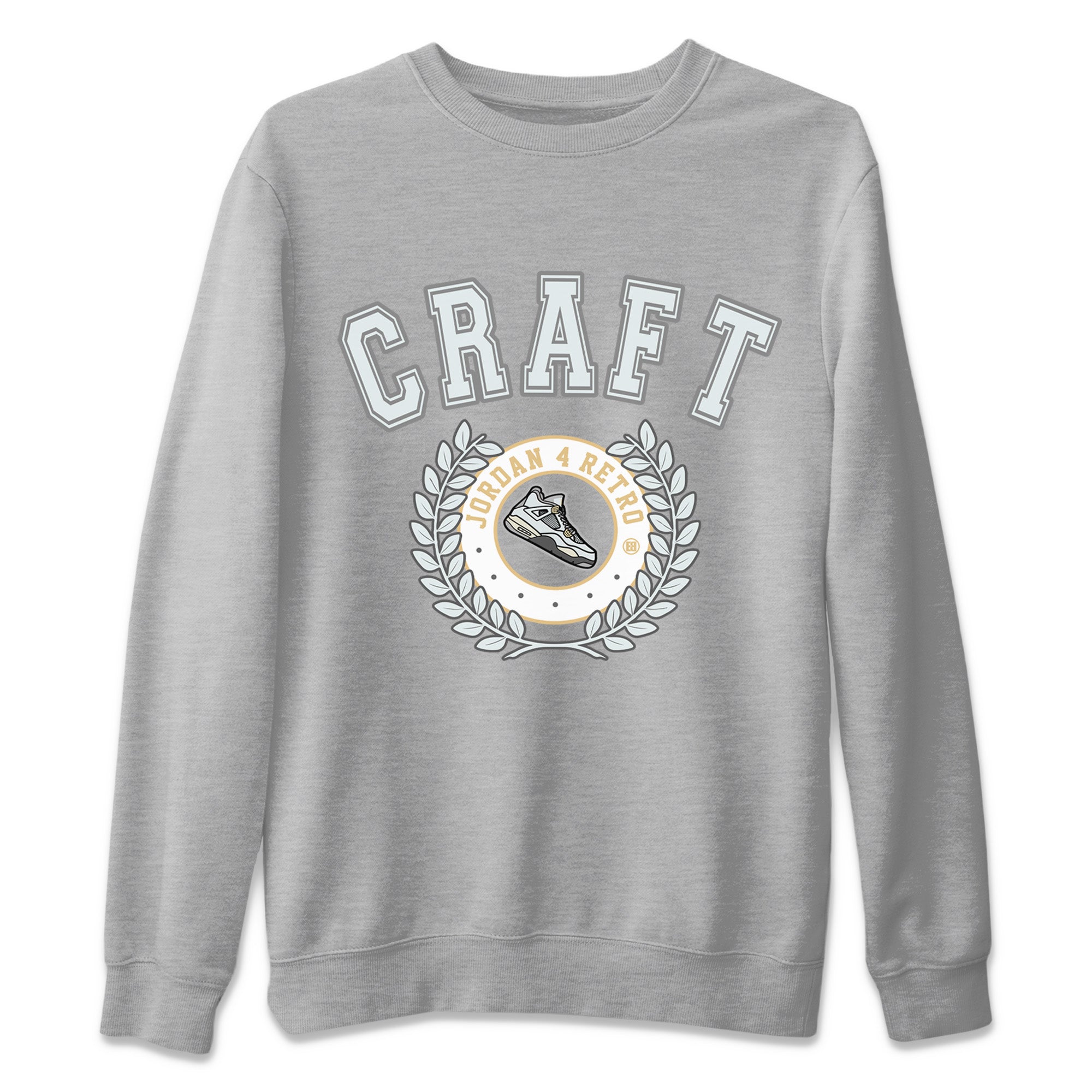 snkmatch Letter Unisex Tops - Air Jordan 4 Craft