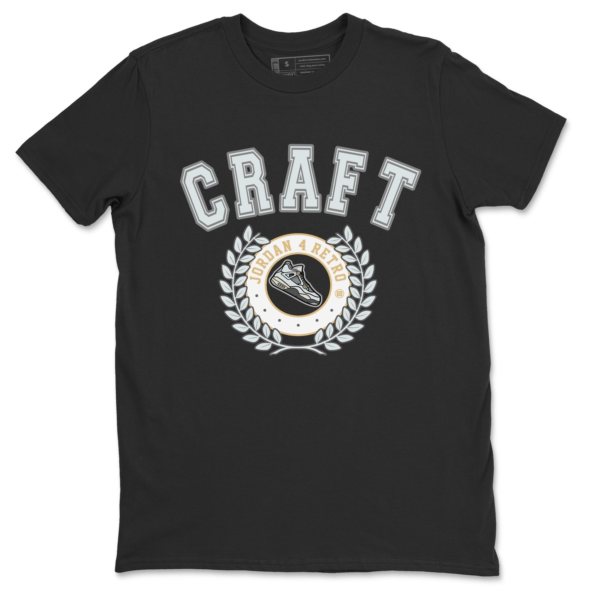 snkmatch Letter Unisex Tops - Air Jordan 4 Craft