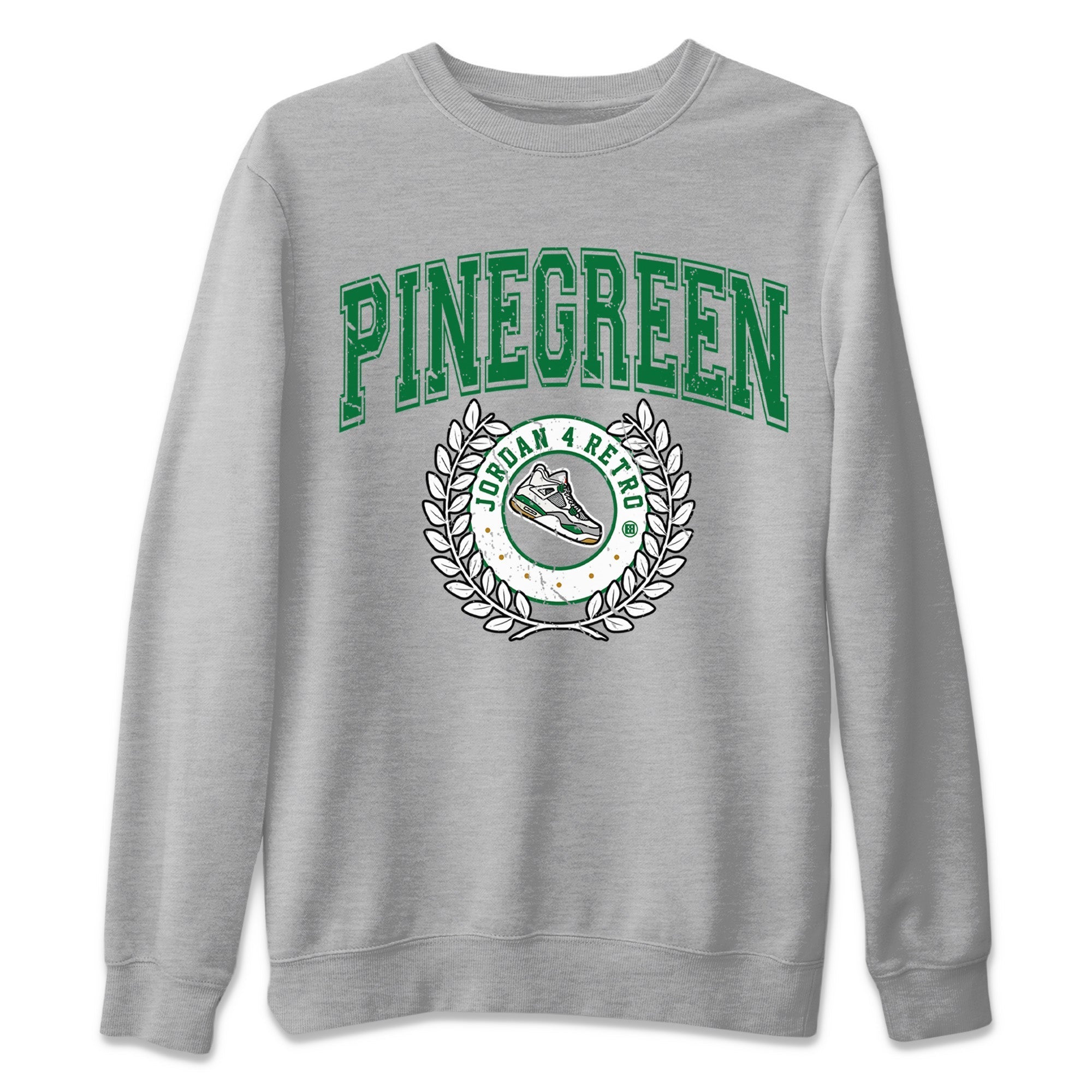 snkmatch Letter Unisex Tops - Air Jordan 4 Pine Green