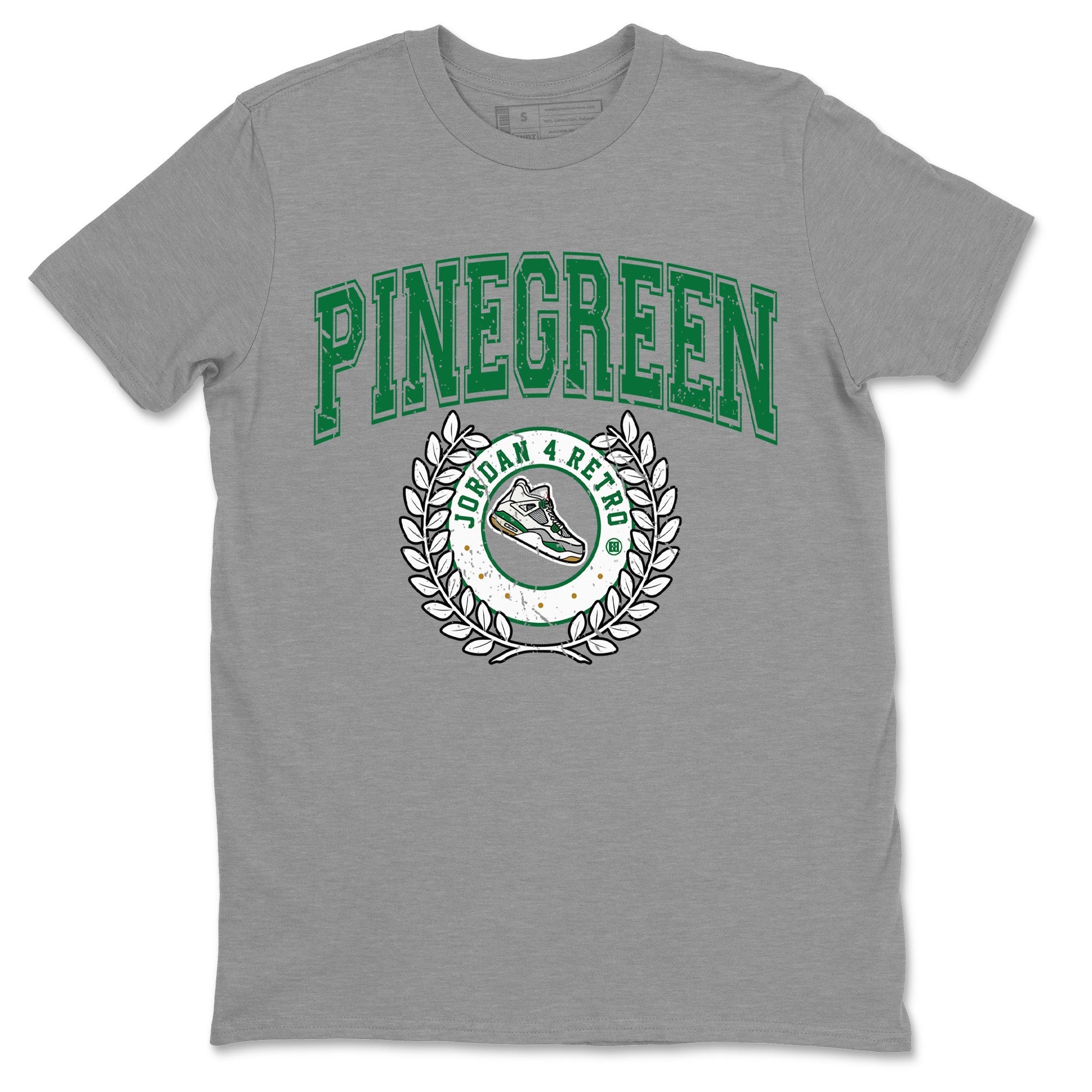 snkmatch Letter Unisex Tops - Air Jordan 4 Pine Green