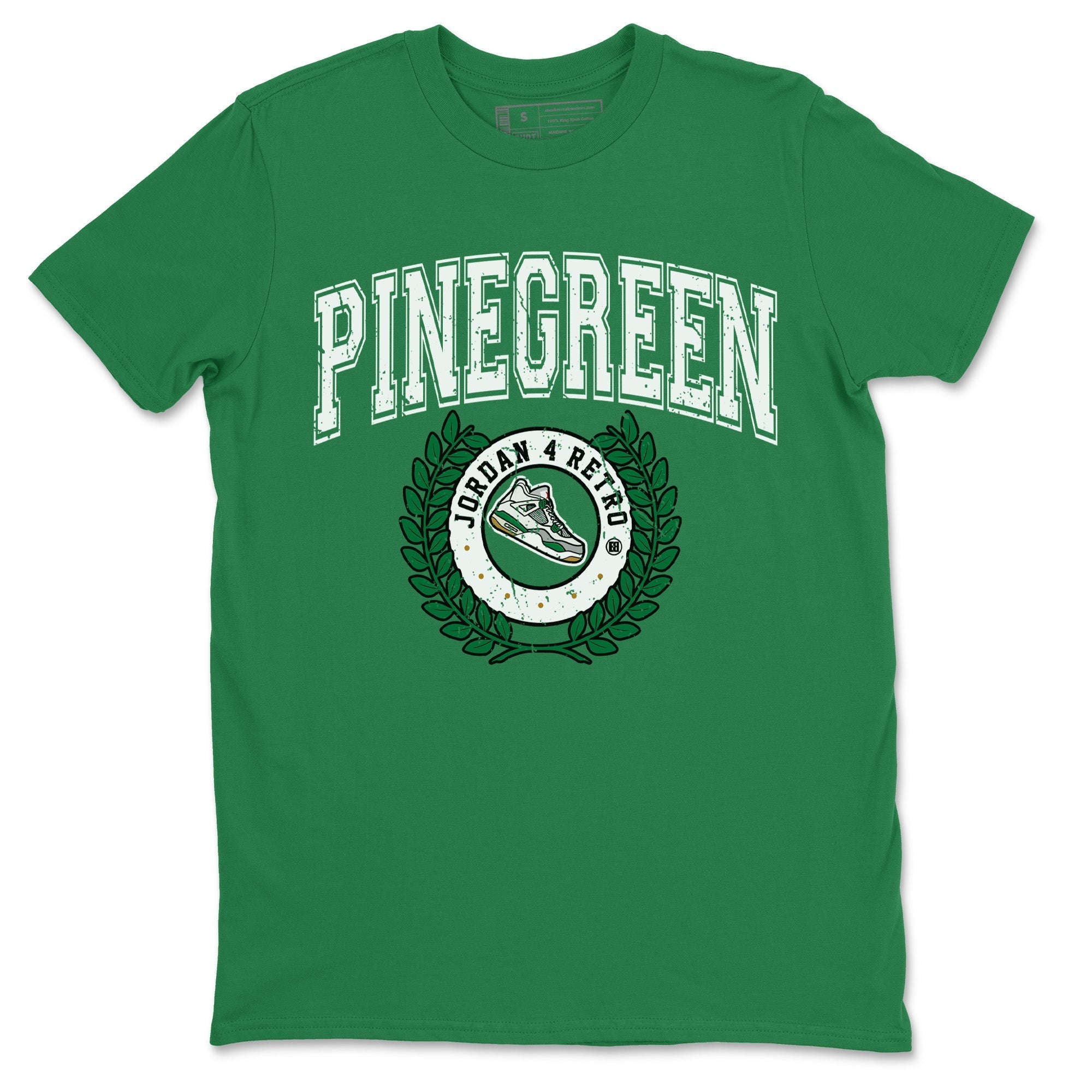 snkmatch Letter Unisex Tops - Air Jordan 4 Pine Green