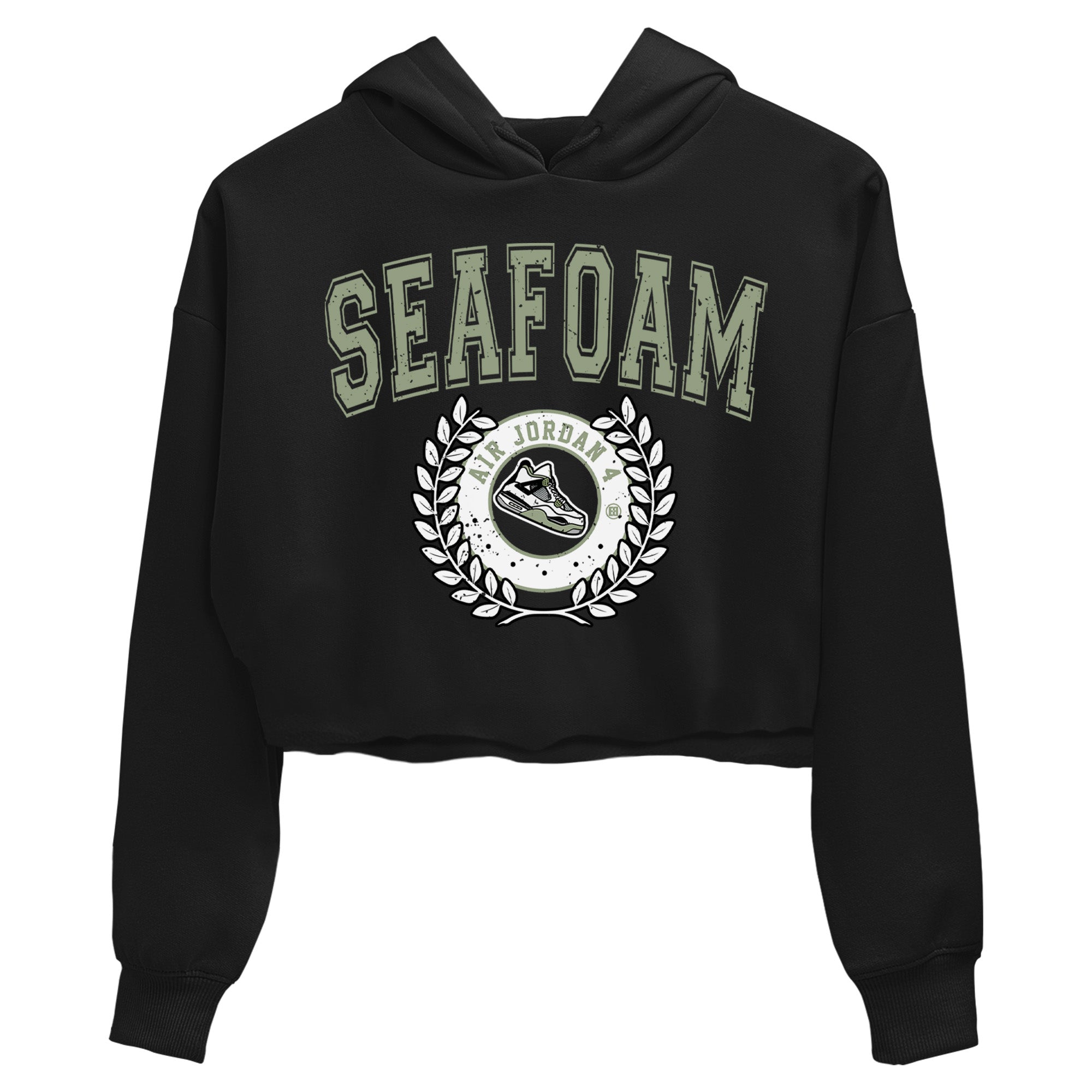 snkmatch Letter Women's Tops - Air Jordan 4 Seafoam
