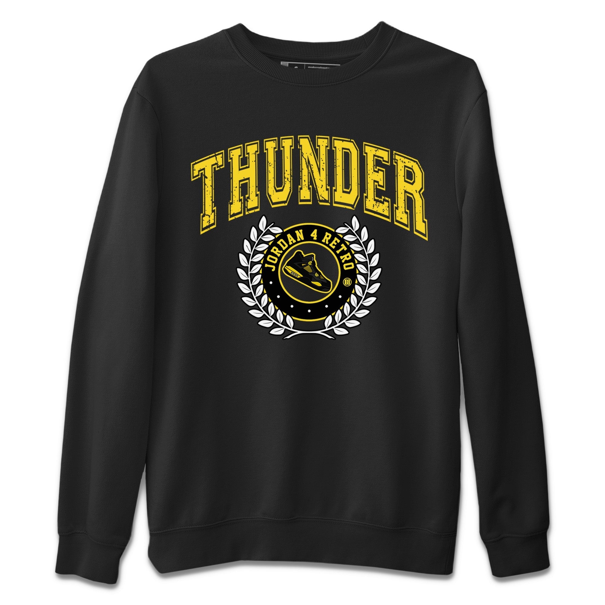 snkmatch Letter Unisex Tops - Air Jordan 4 Thunder