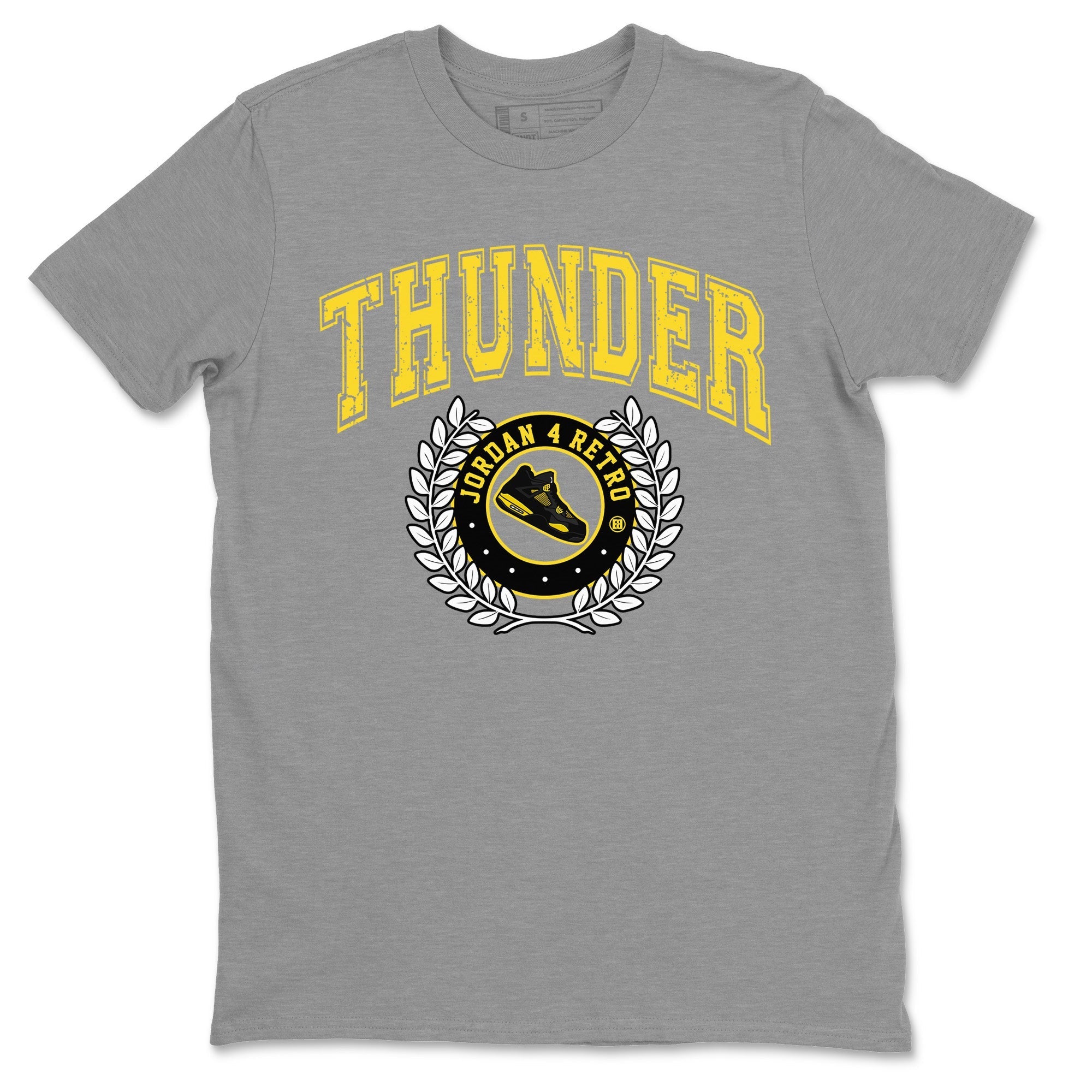 snkmatch Letter Unisex Tops - Air Jordan 4 Thunder