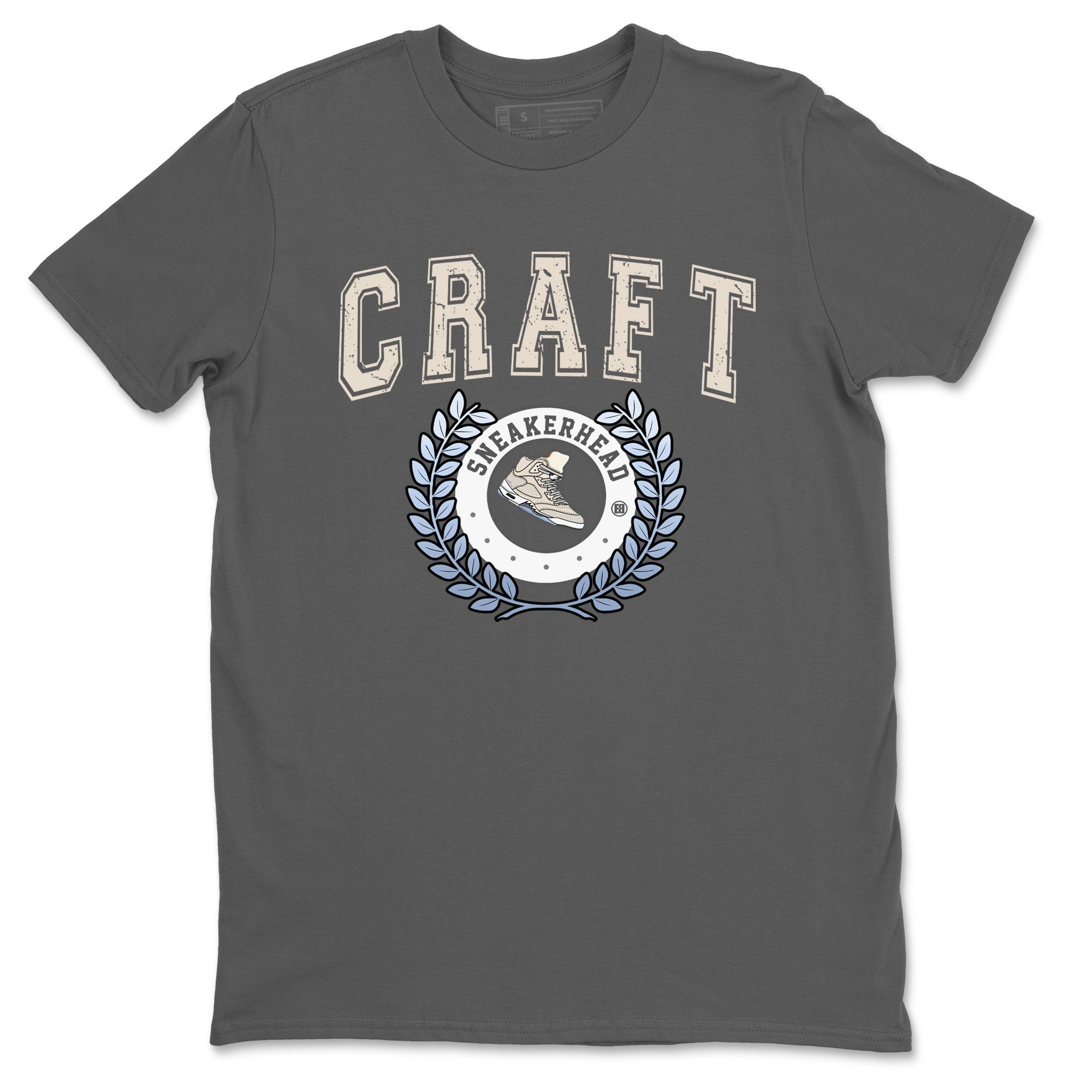 snkmatch Letter Unisex Tops - Air Jordan 5 Craft